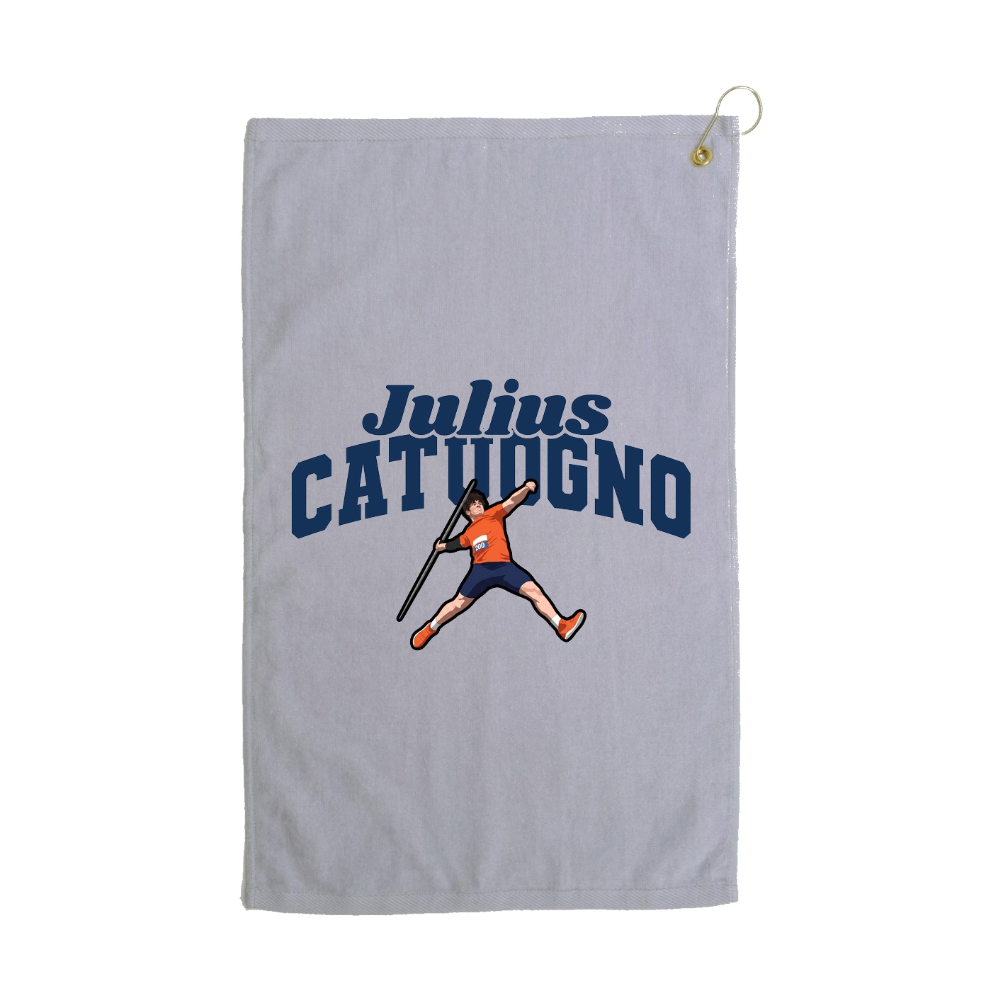 Golf Towel — Signature Arch in Grey