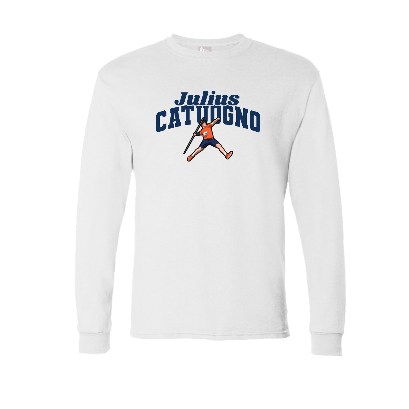 Long Sleeve Tee — Signature Arch in White