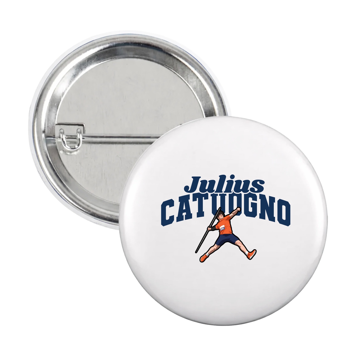 Game Day Button — Signature Arch in White