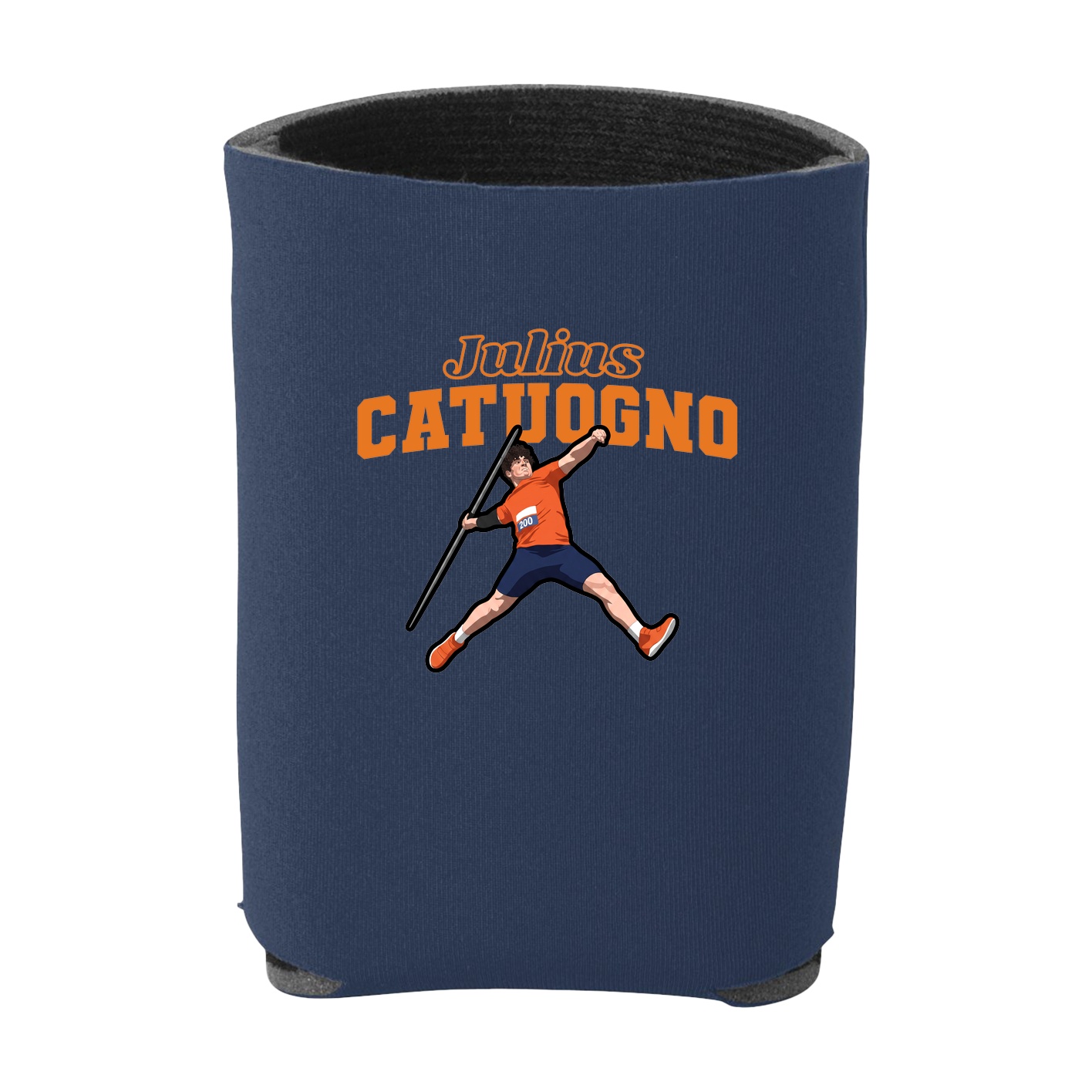 Can Holder — Name Arch in Navy