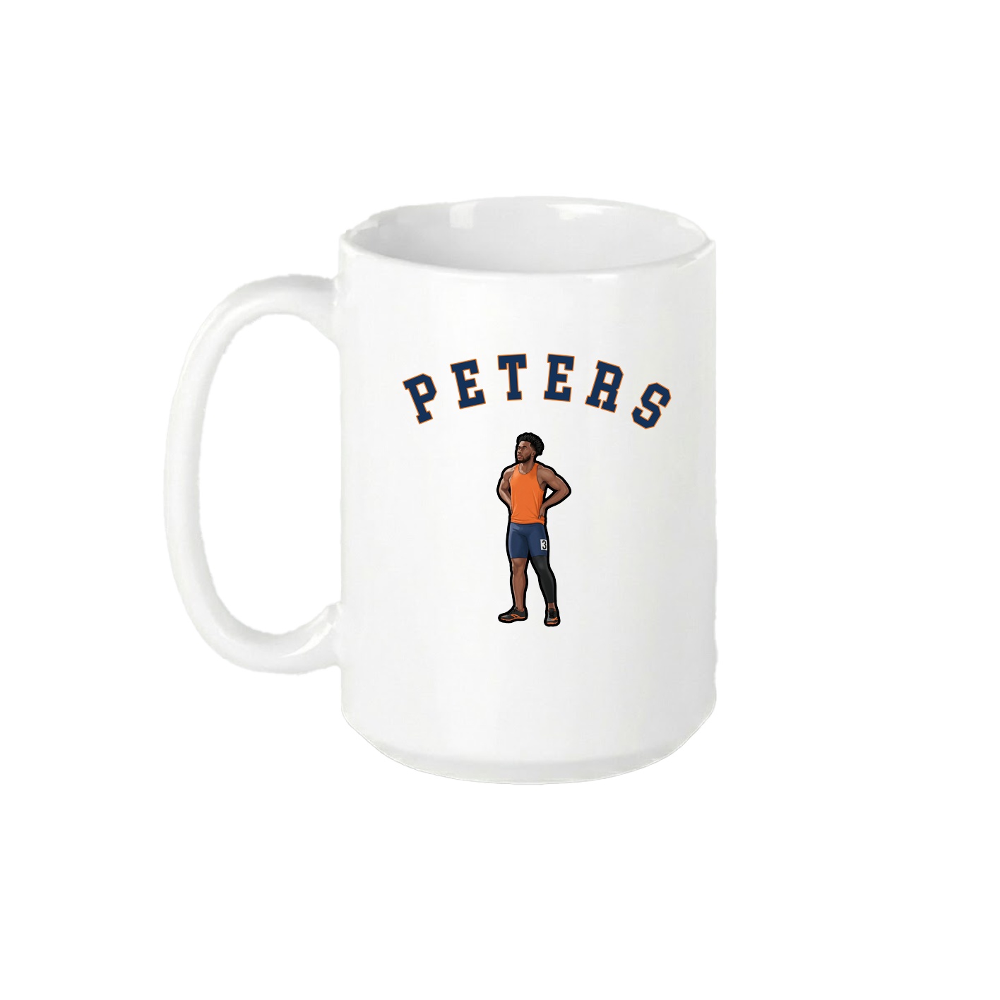 15oz Coffee Mug — Shirsey Arch in White