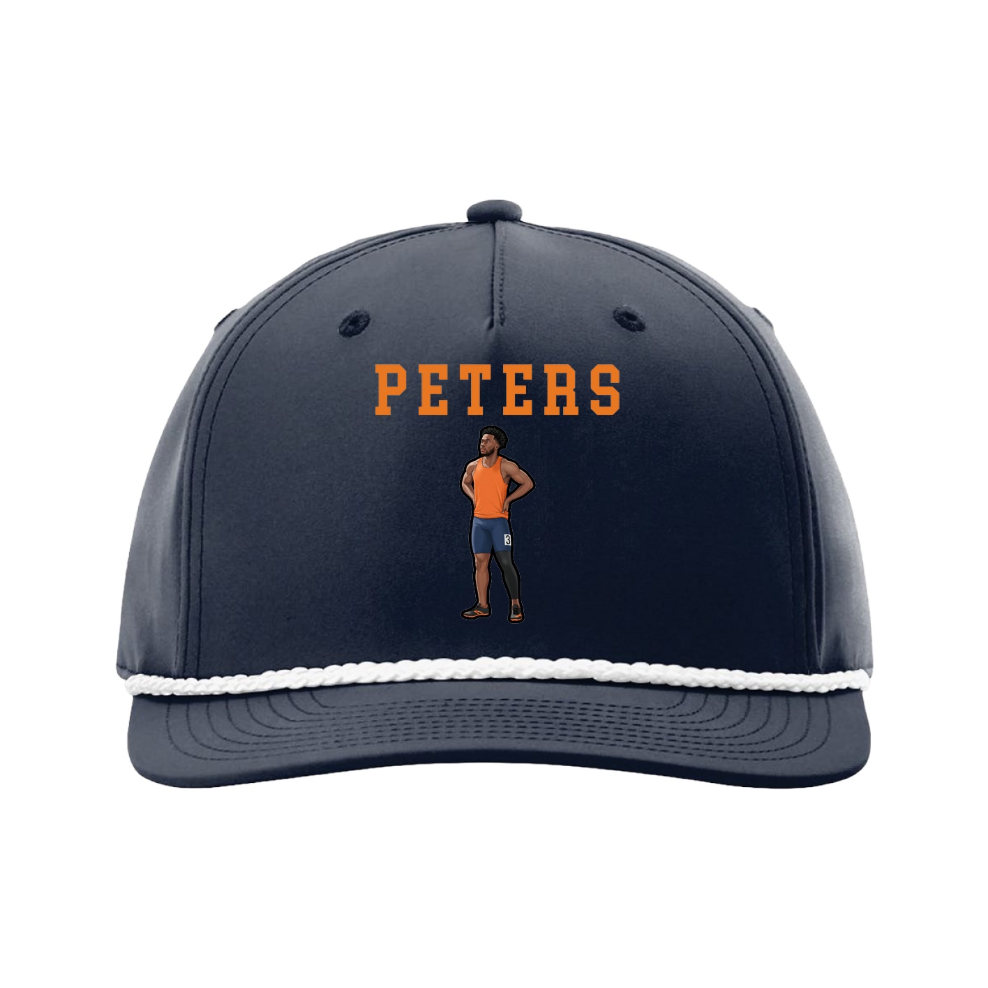 Five-Panel Classic Rope Cap — Shirsey in Navy