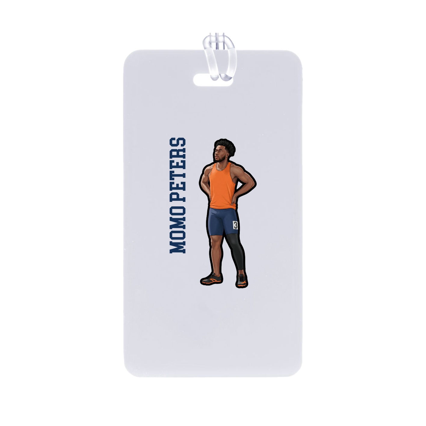 Bag Tag — Name Vertical in Classic
