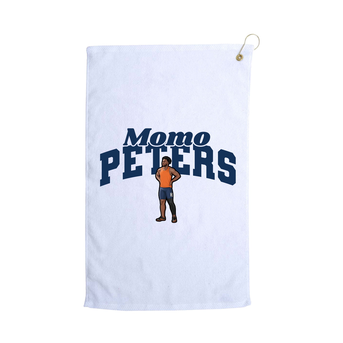 Golf Towel — Signature Arch in White