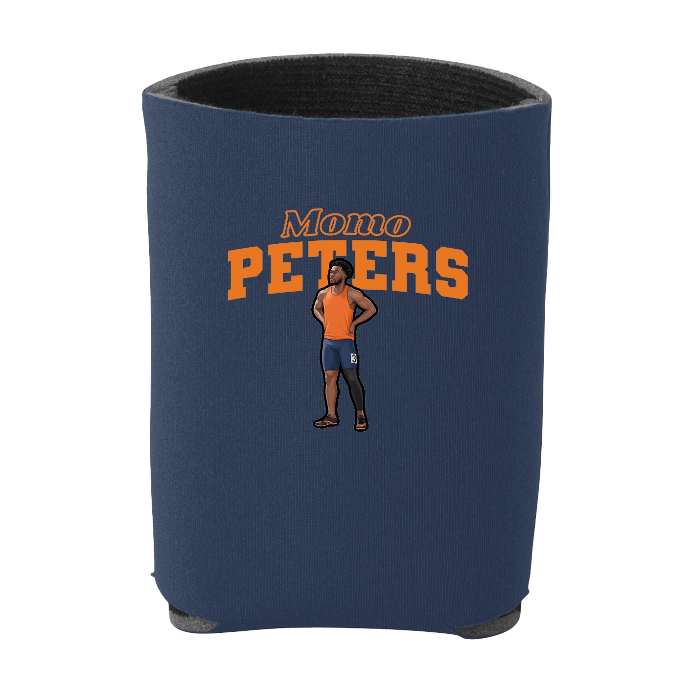 Can Holder — Name Arch in Navy