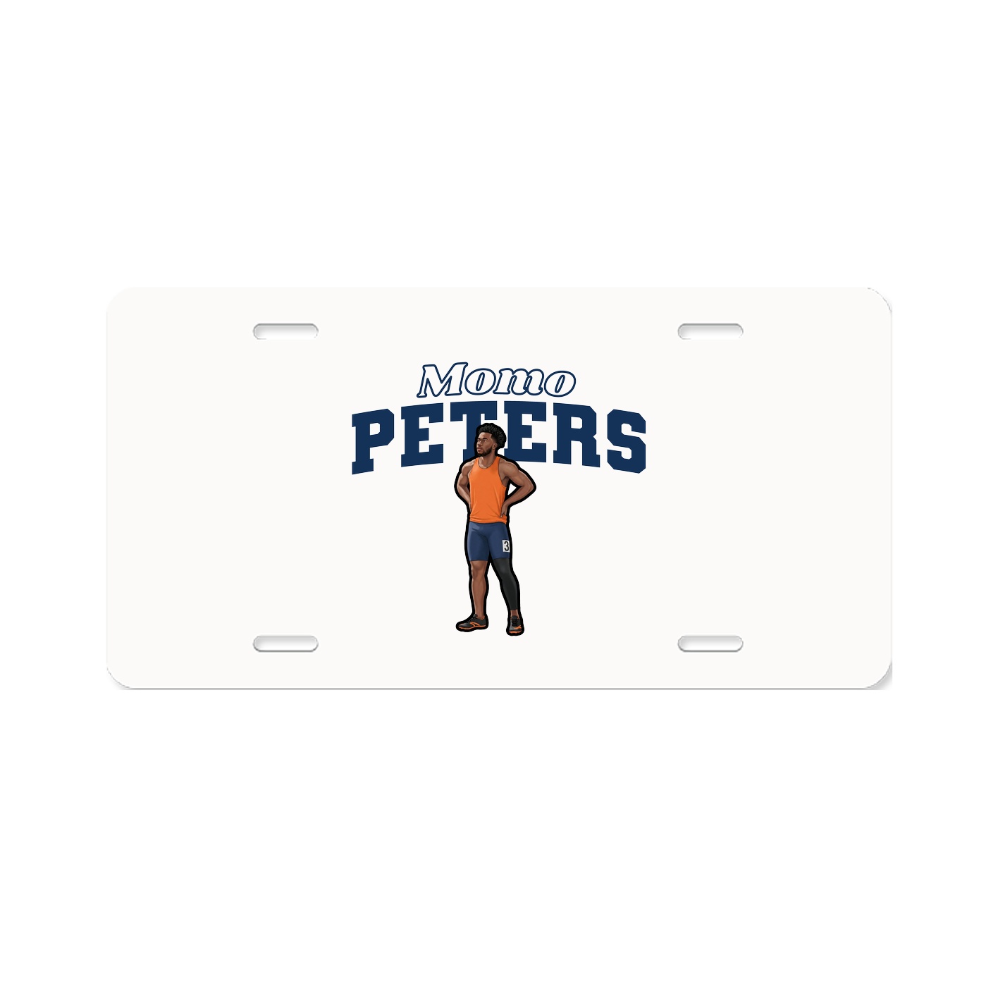 License Plate — Name Arch in Classic