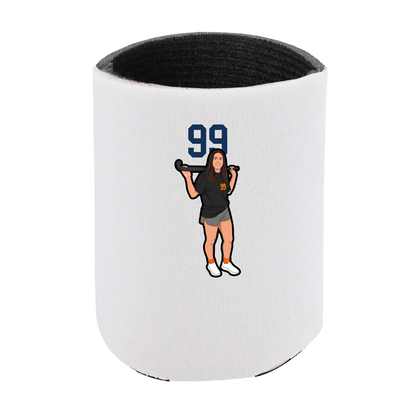 Can Holder — Number Top in White