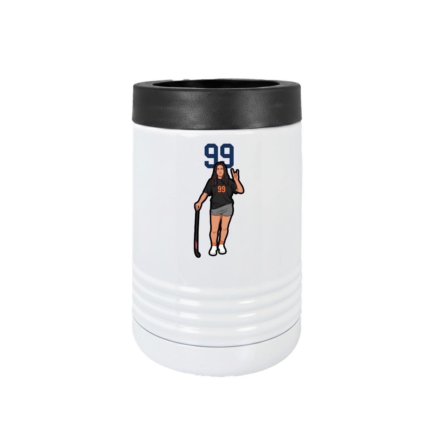 Beverage Holder — Number Top in White