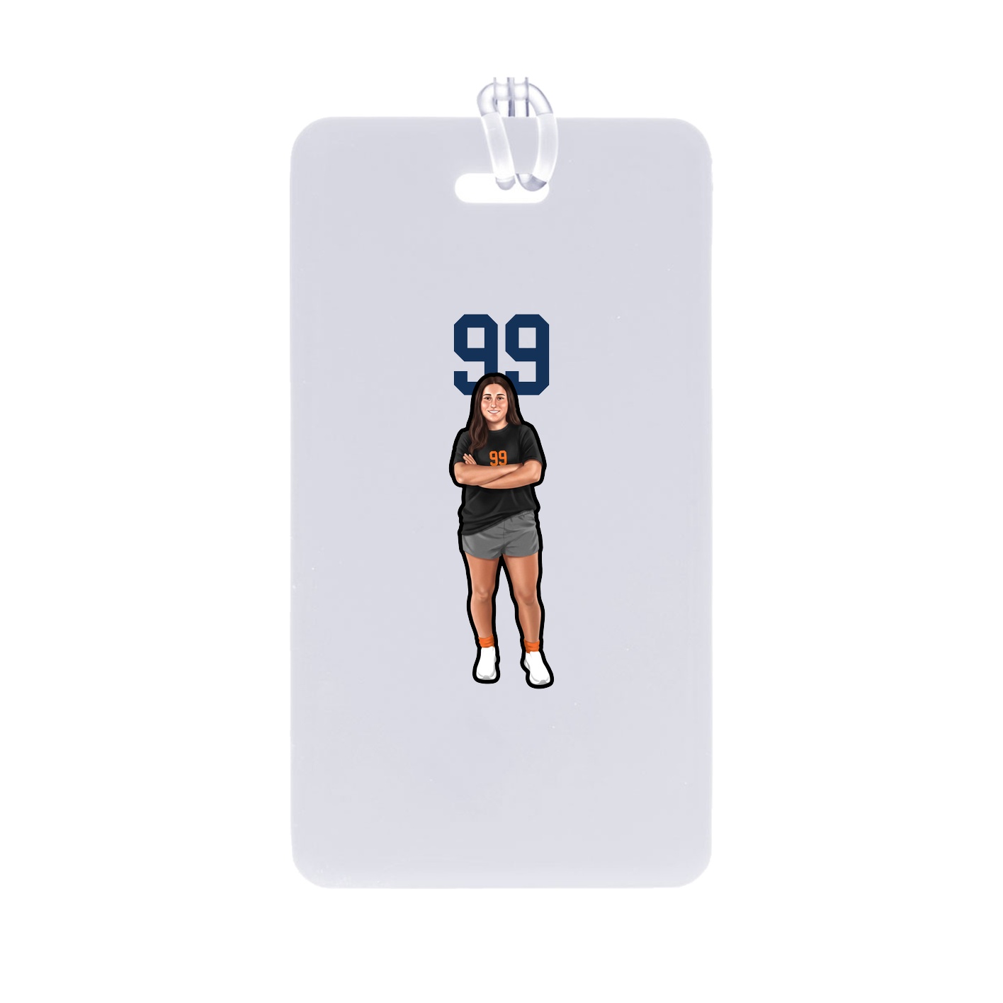 Bag Tag — Number Top in Classic