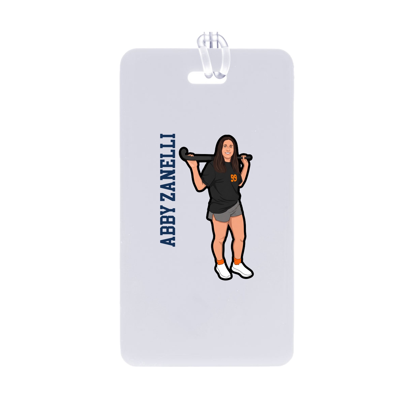 Bag Tag — Name Vertical in Classic