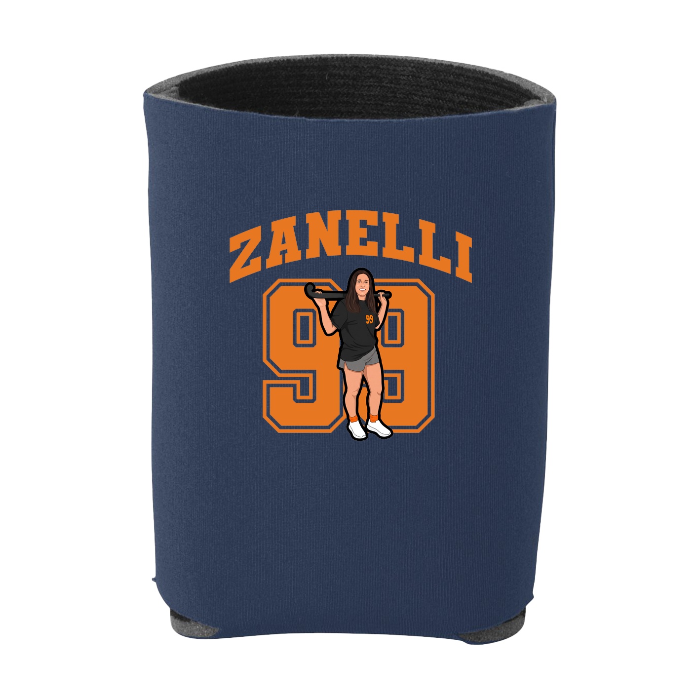 Can Holder — Number in Navy