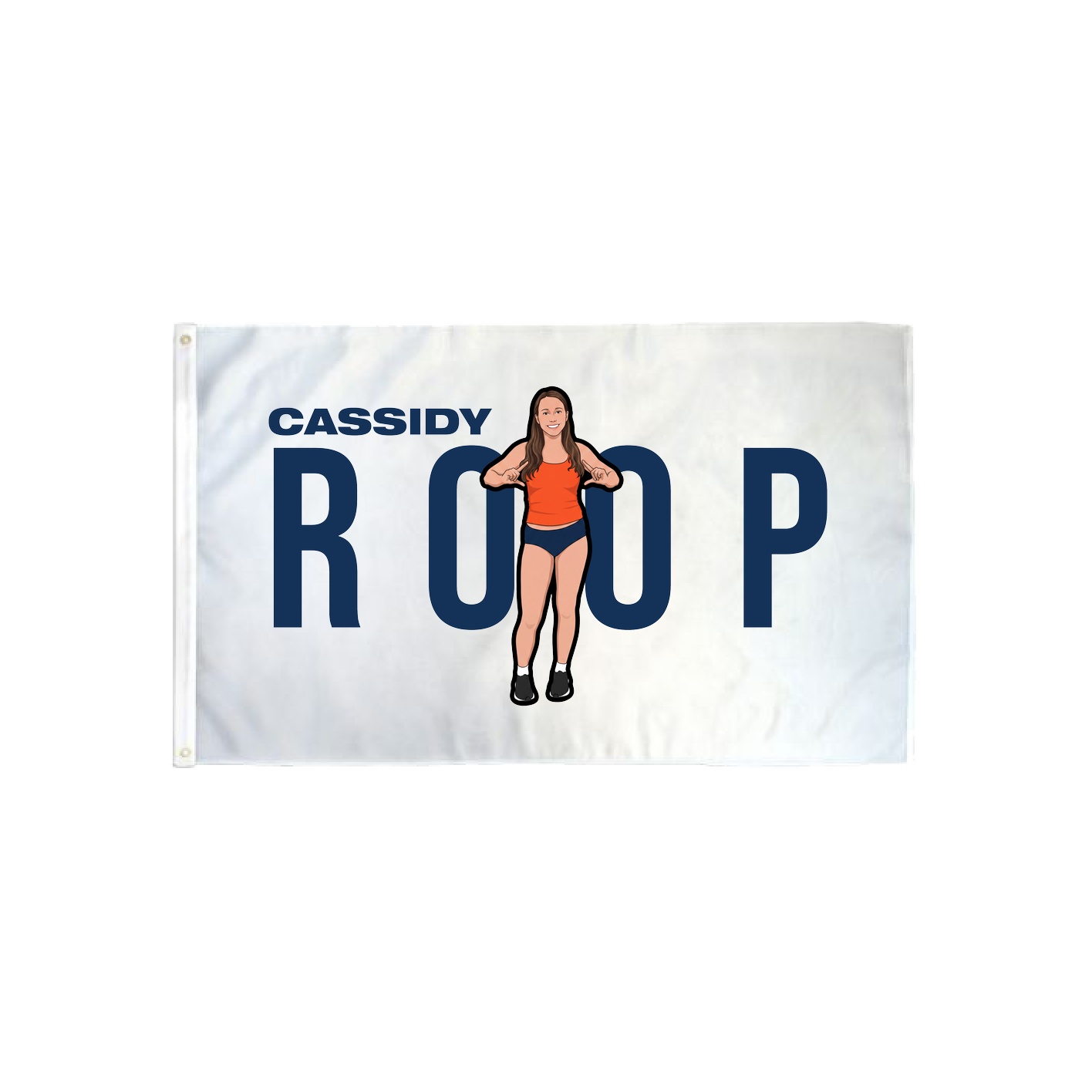 3x5 Flag — Player Name in Classic