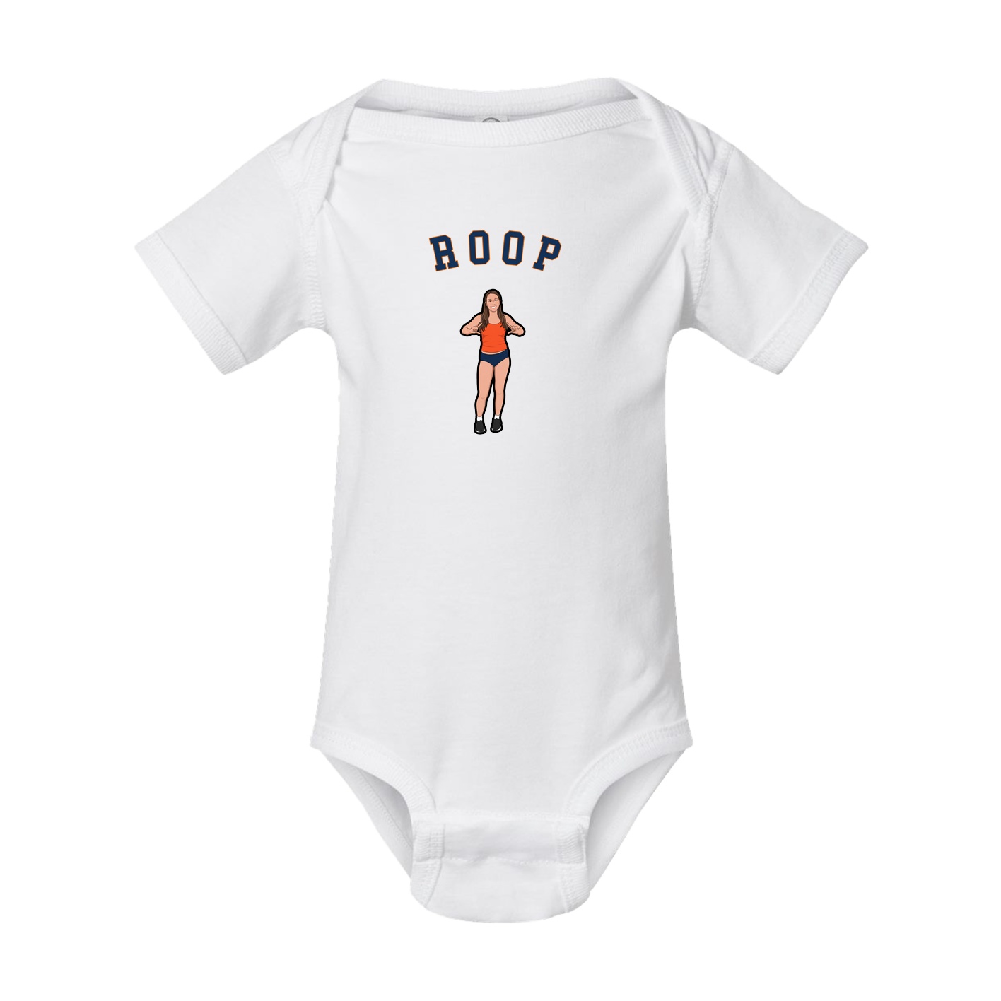 Baby Onesie — Shirsey Arch in White