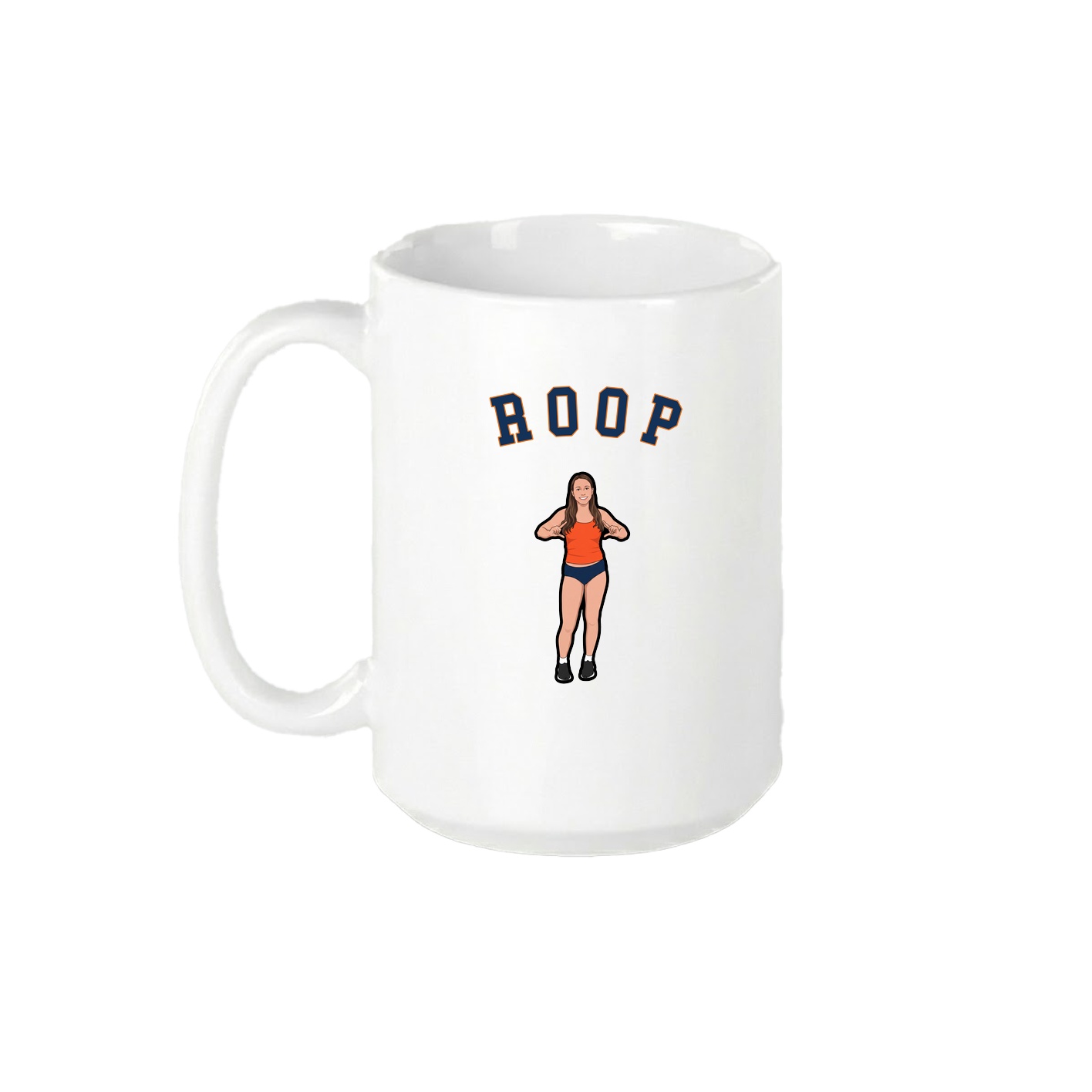 15oz Coffee Mug — Shirsey Arch in White