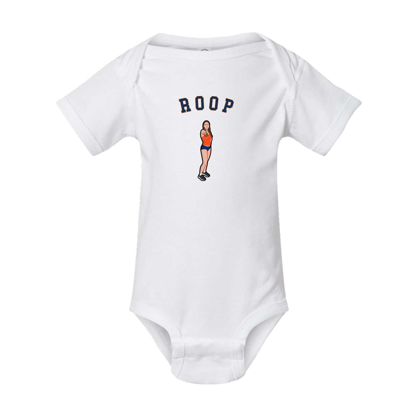 Baby Onesie — Shirsey Arch in White