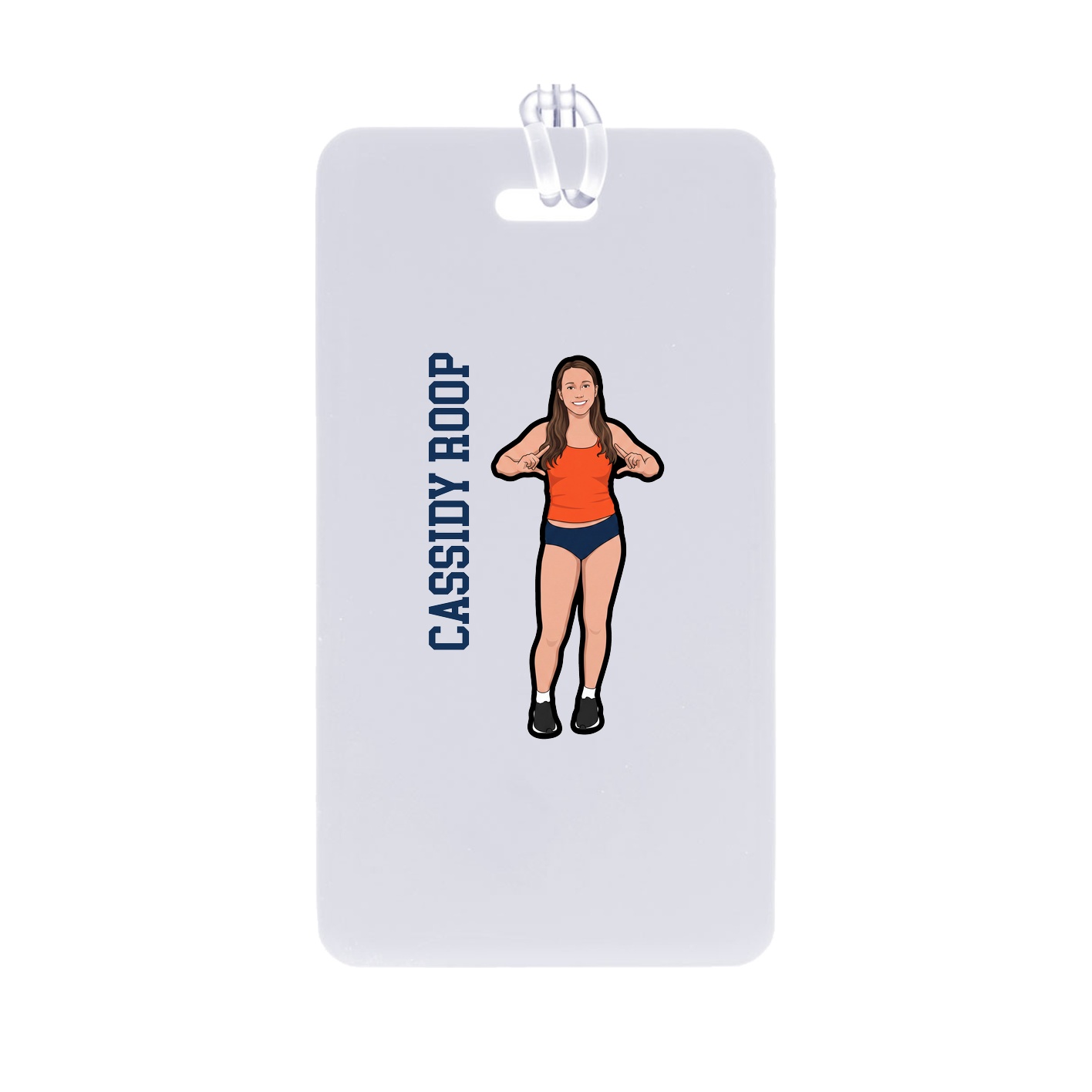Bag Tag — Name Vertical in Classic