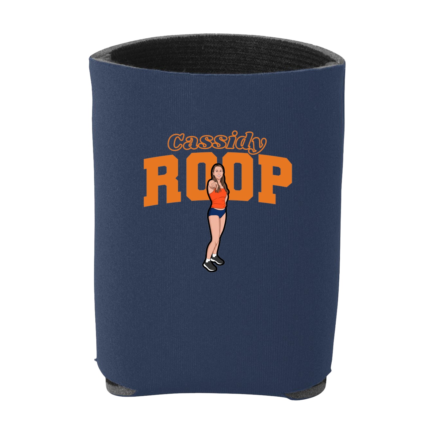 Can Holder — Name Arch in Navy