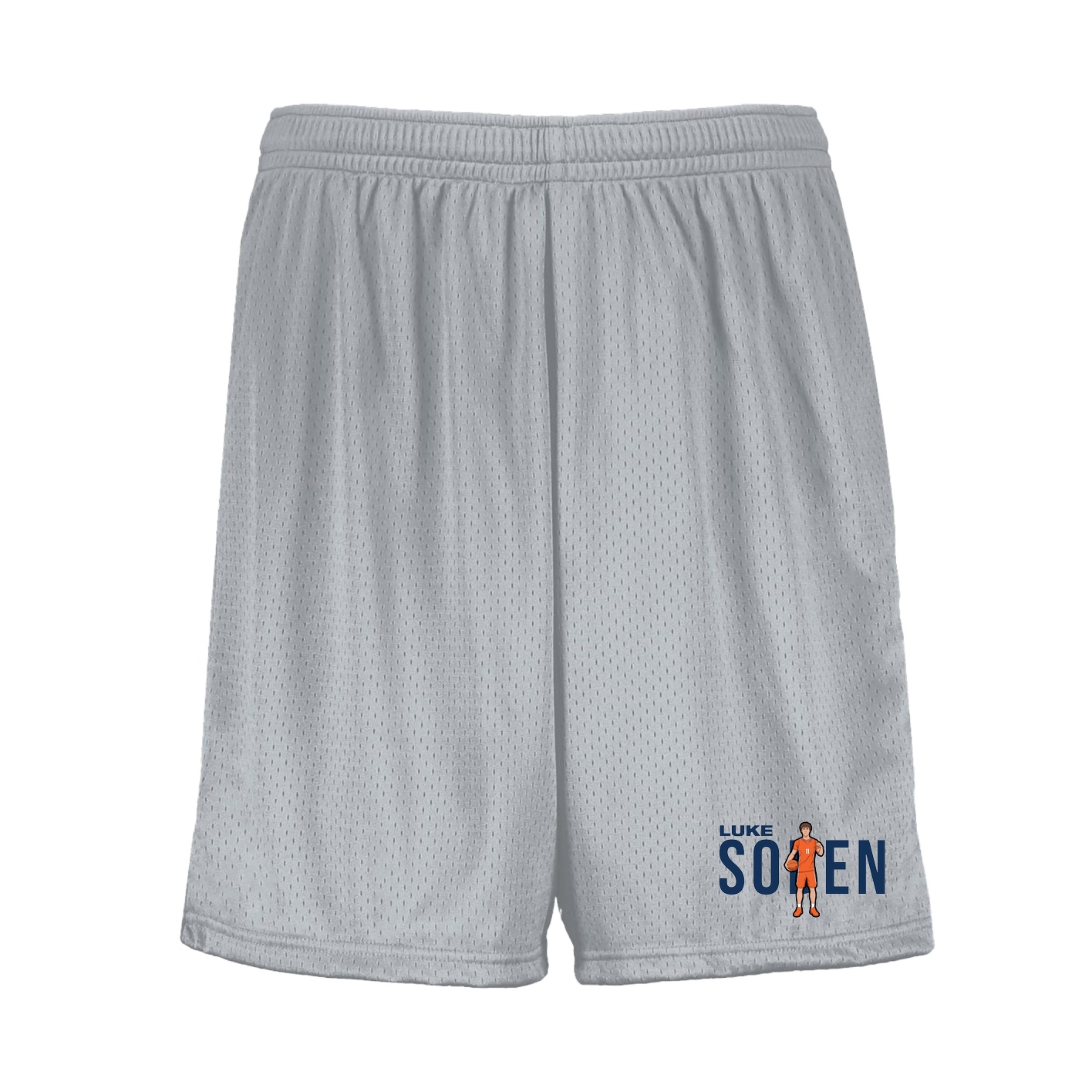 Shorts — Player Name in Silver
