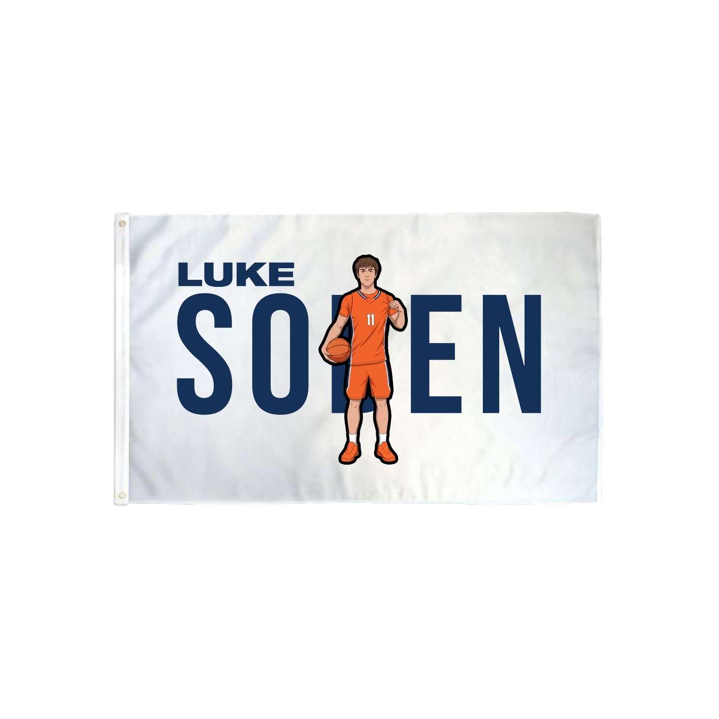 3x5 Flag — Player Name in Classic