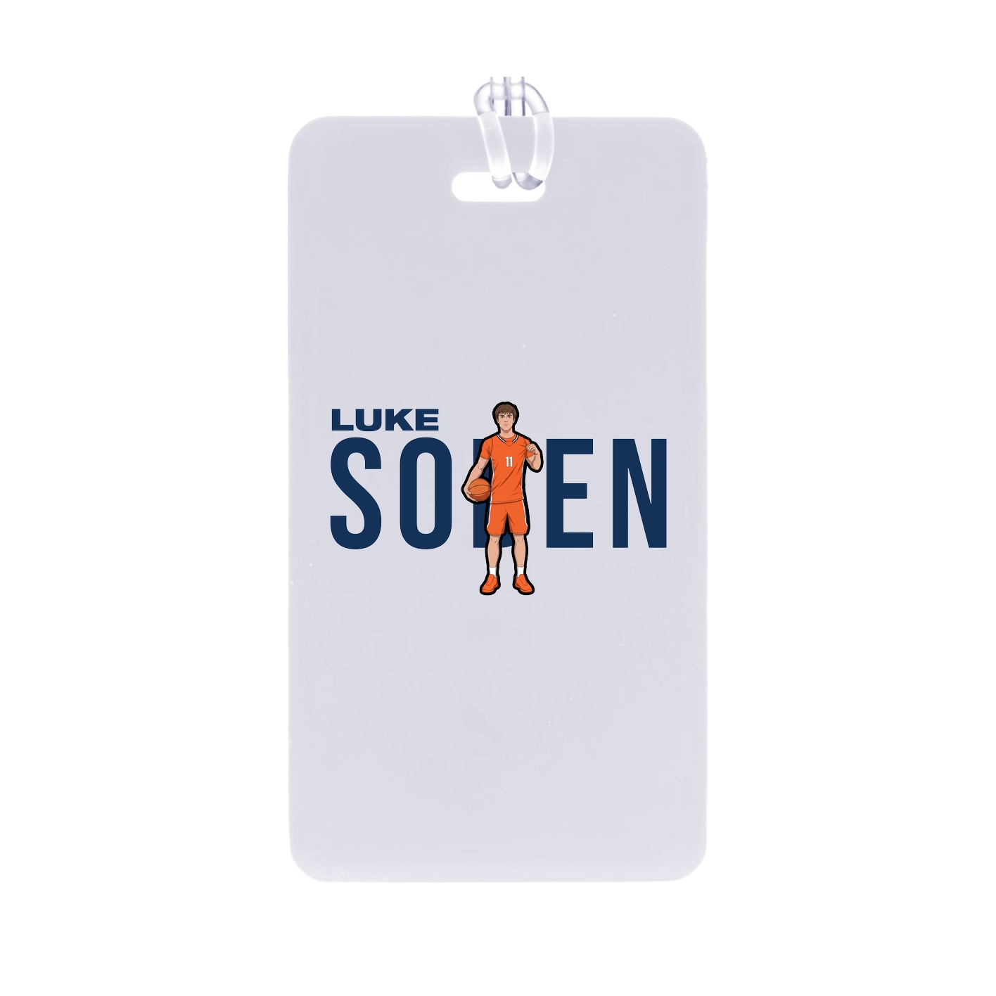 Bag Tag — Player Name in Classic