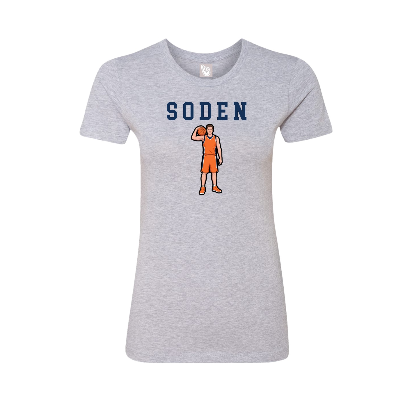 Fitted Women's Tee — Shirsey in Grey