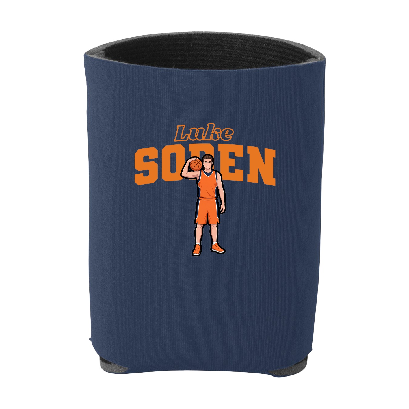 Can Holder — Name Arch in Navy