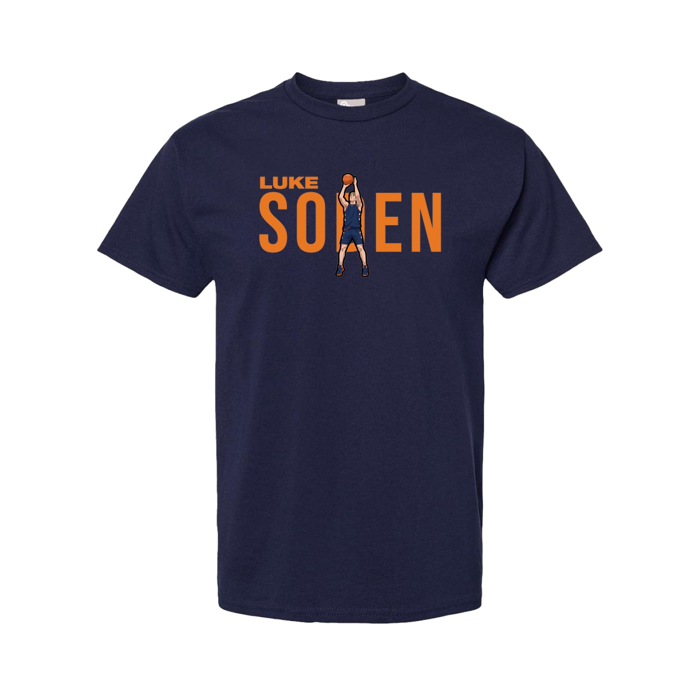Tee — Player Name in Navy