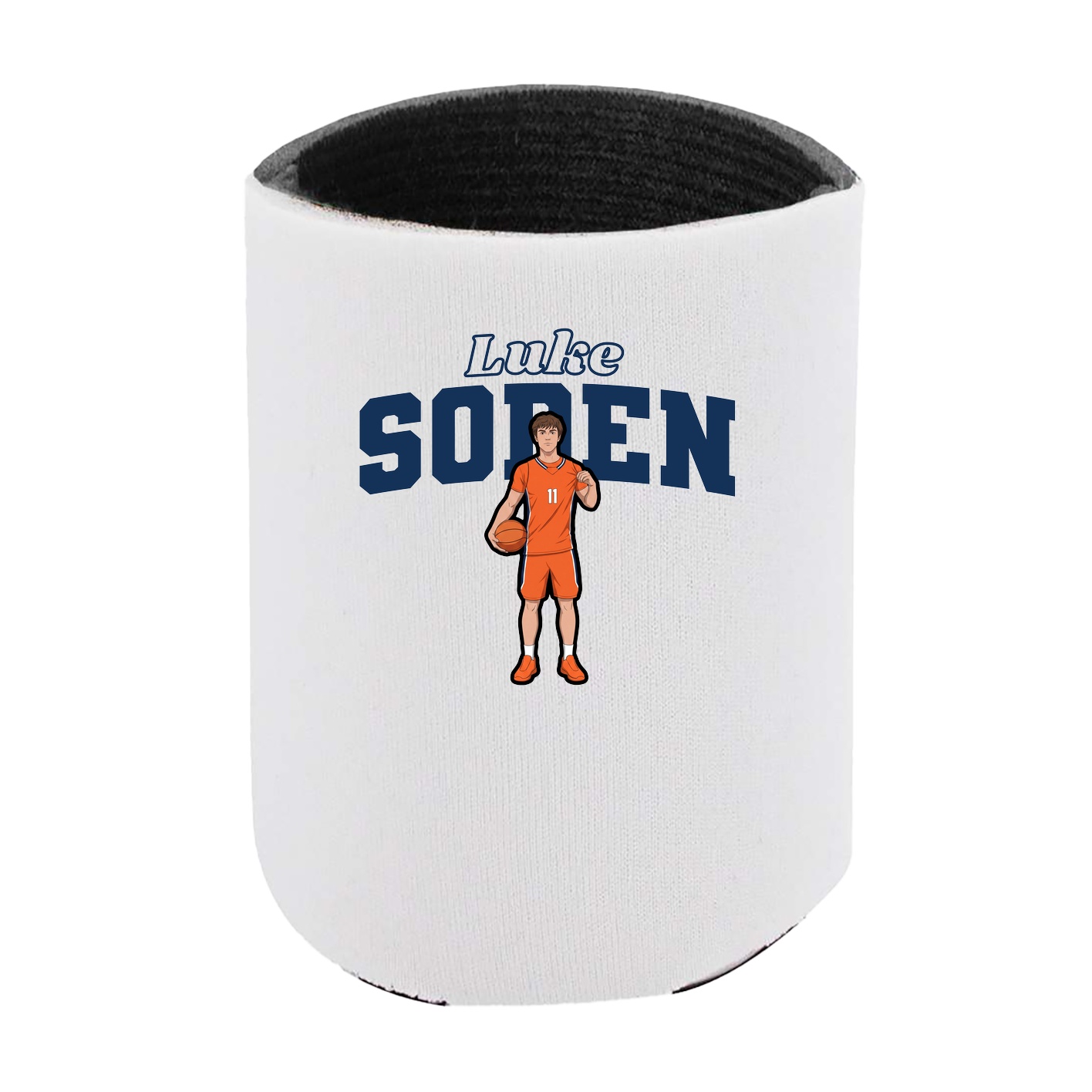 Can Holder — Name Arch in White