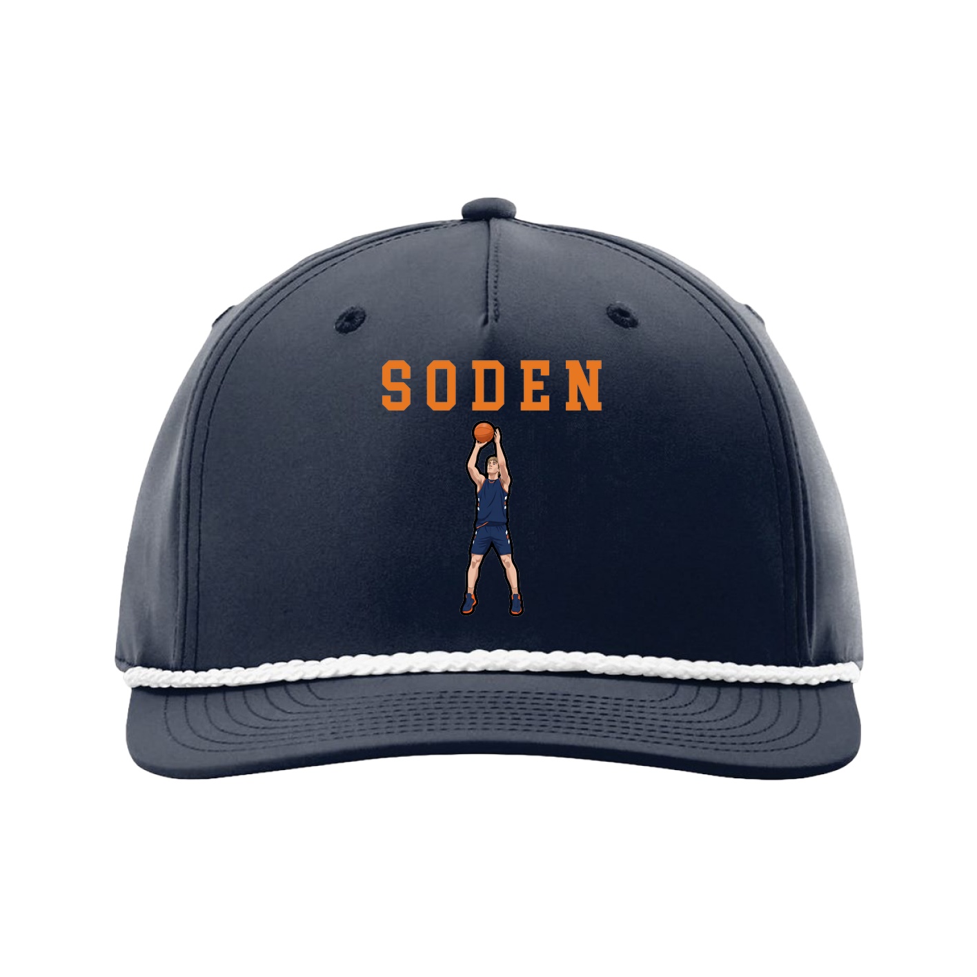 Five-Panel Classic Rope Cap — Shirsey in Navy