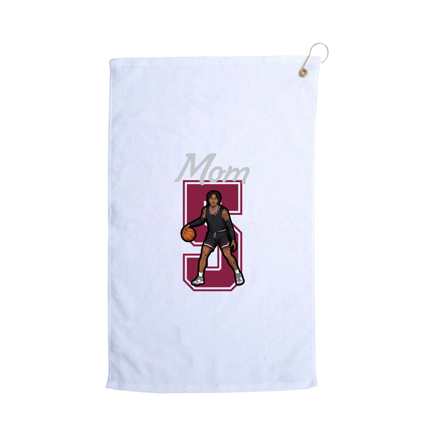 Golf Towel — Mothers Day Shirsey in White