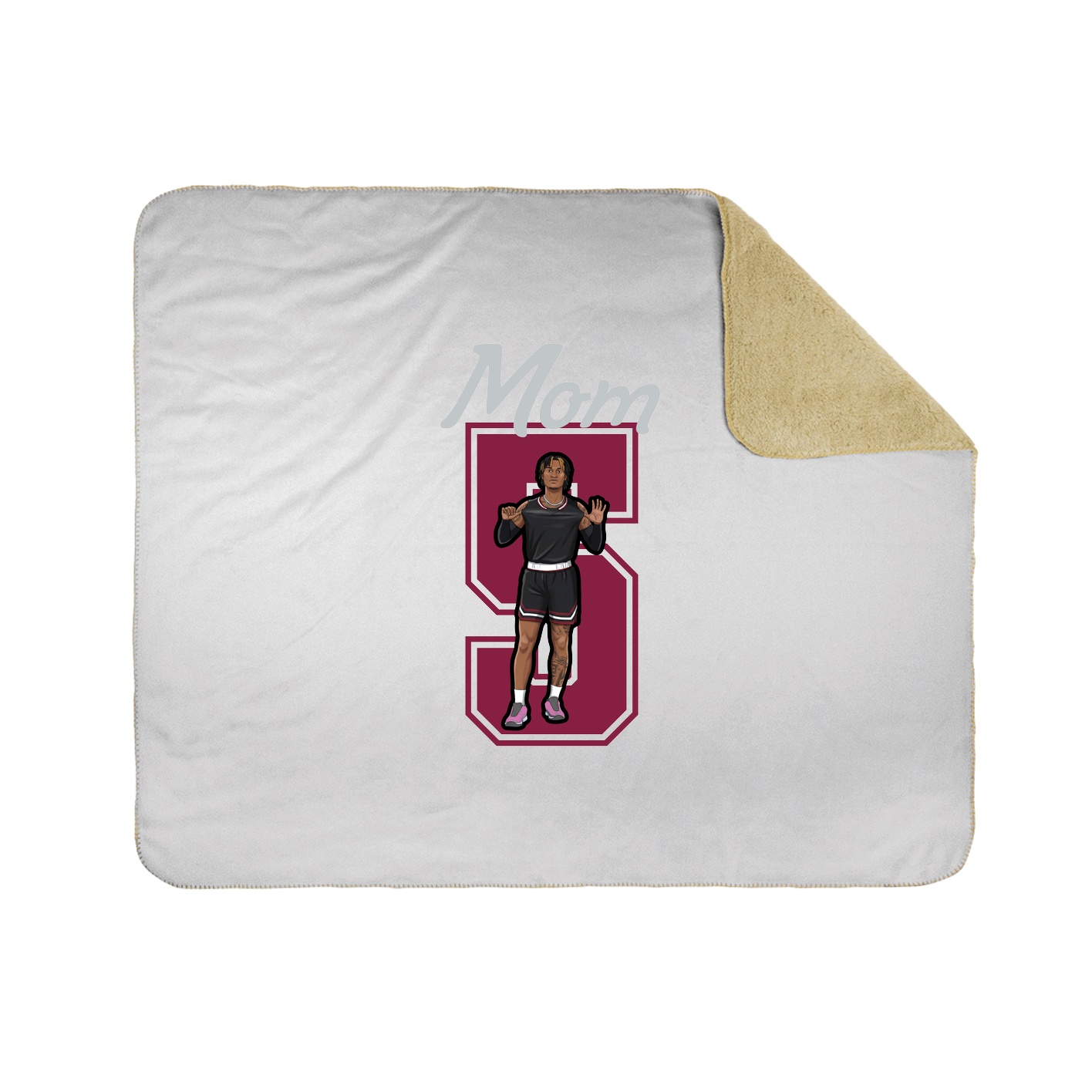 Throw Blanket — Mothers Day Shirsey in White
