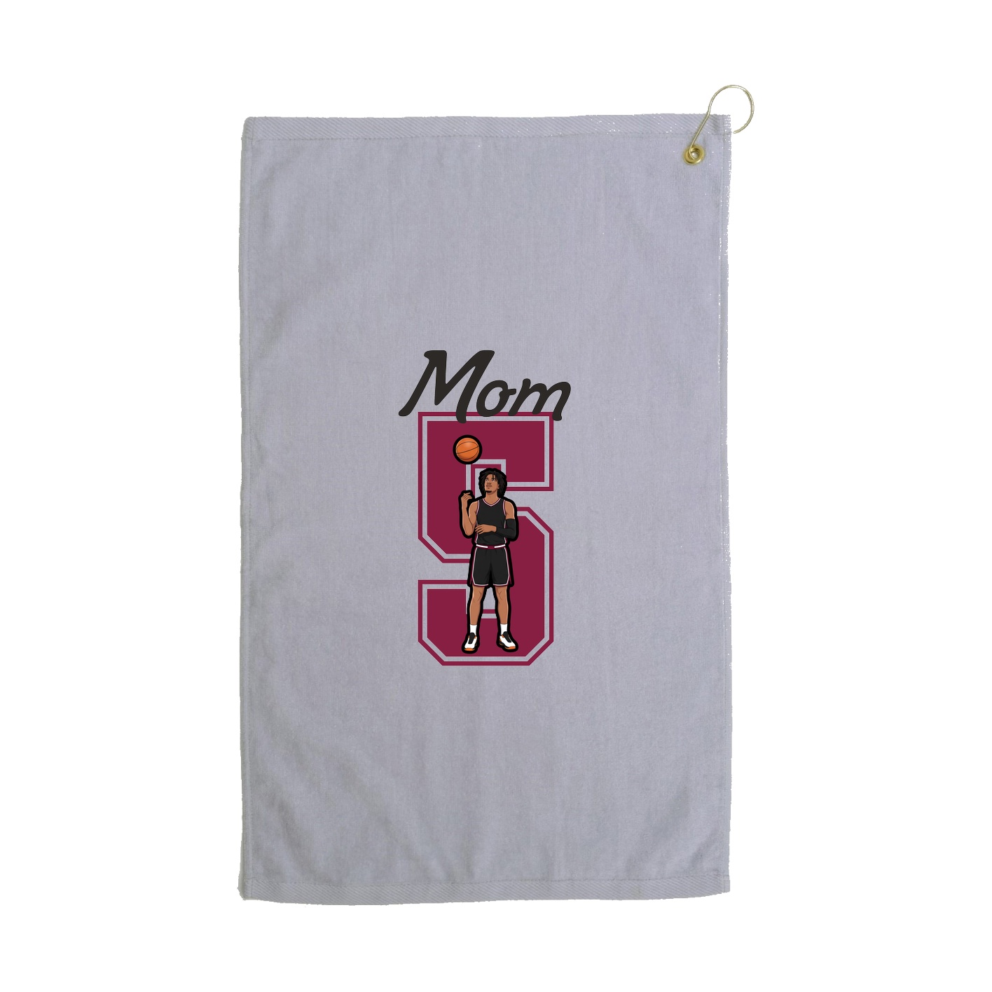 Golf Towel — Mothers Day Shirsey in Grey