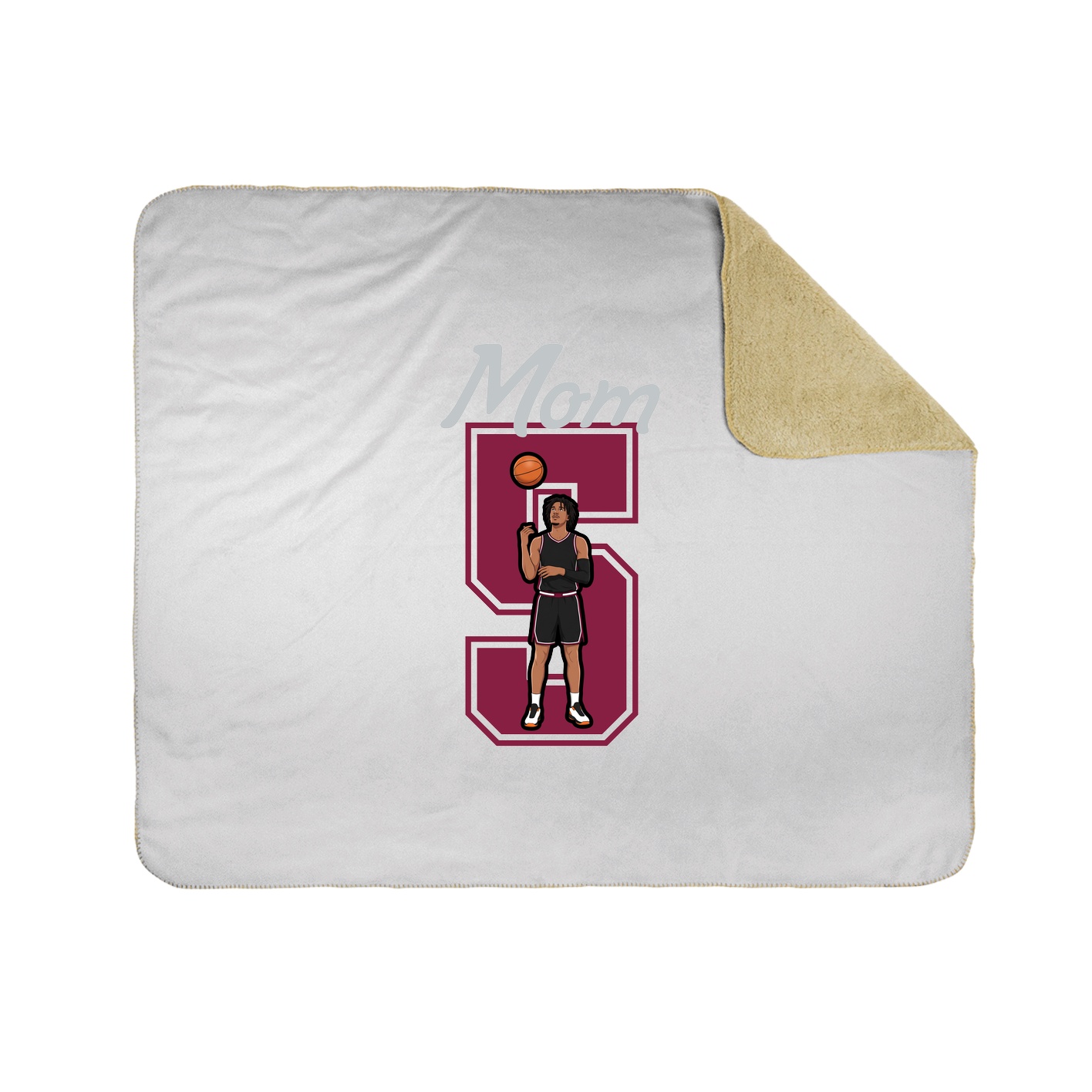 Throw Blanket — Mothers Day Shirsey in White