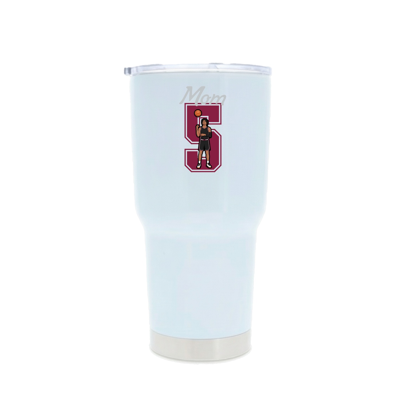 30oz Stainless Steel Tumbler — Mothers Day Shirsey in White