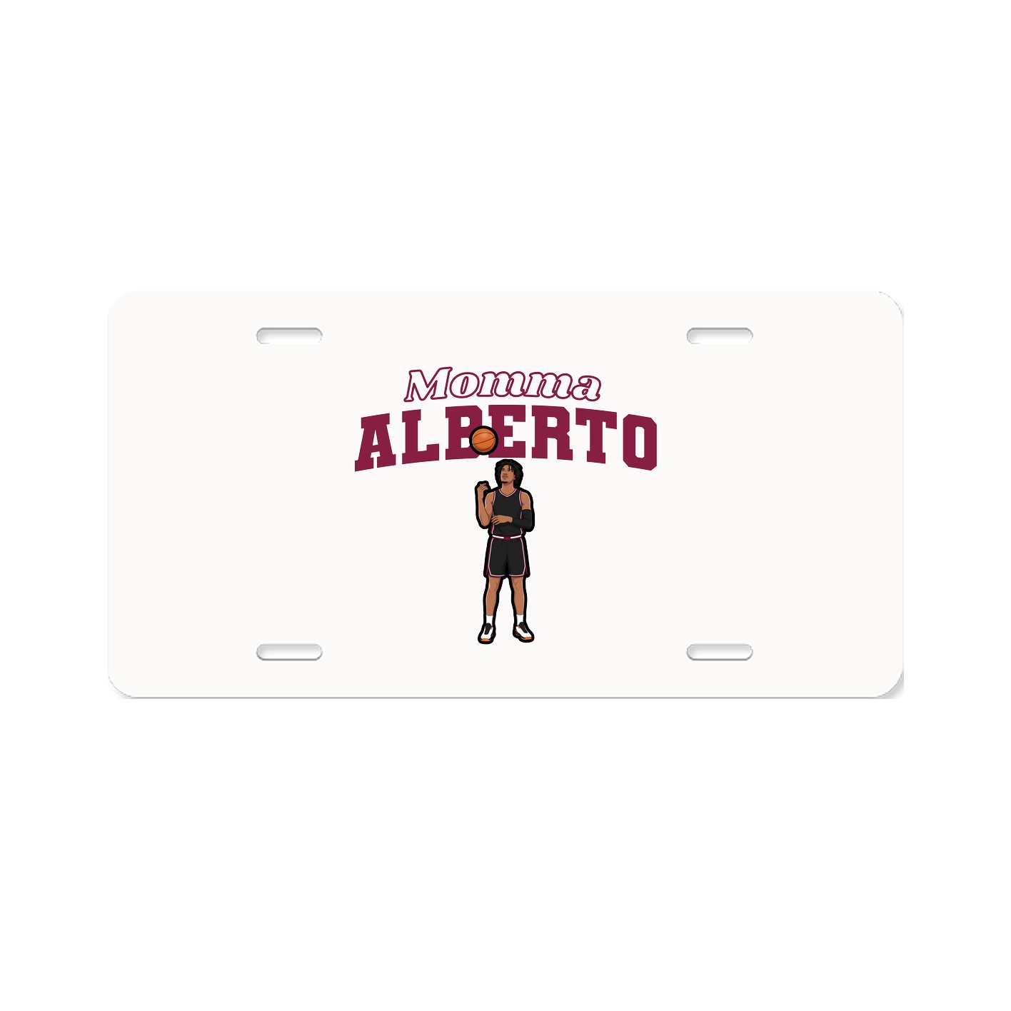 License Plate — Mothers Day Block in Classic