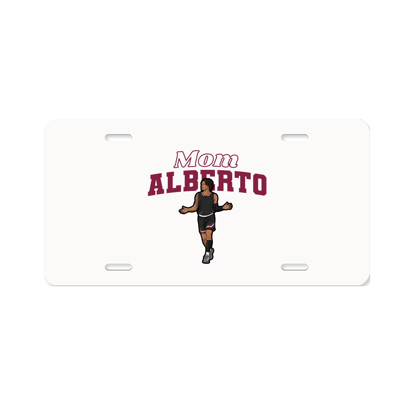 License Plate — Mothers Day Block in Classic