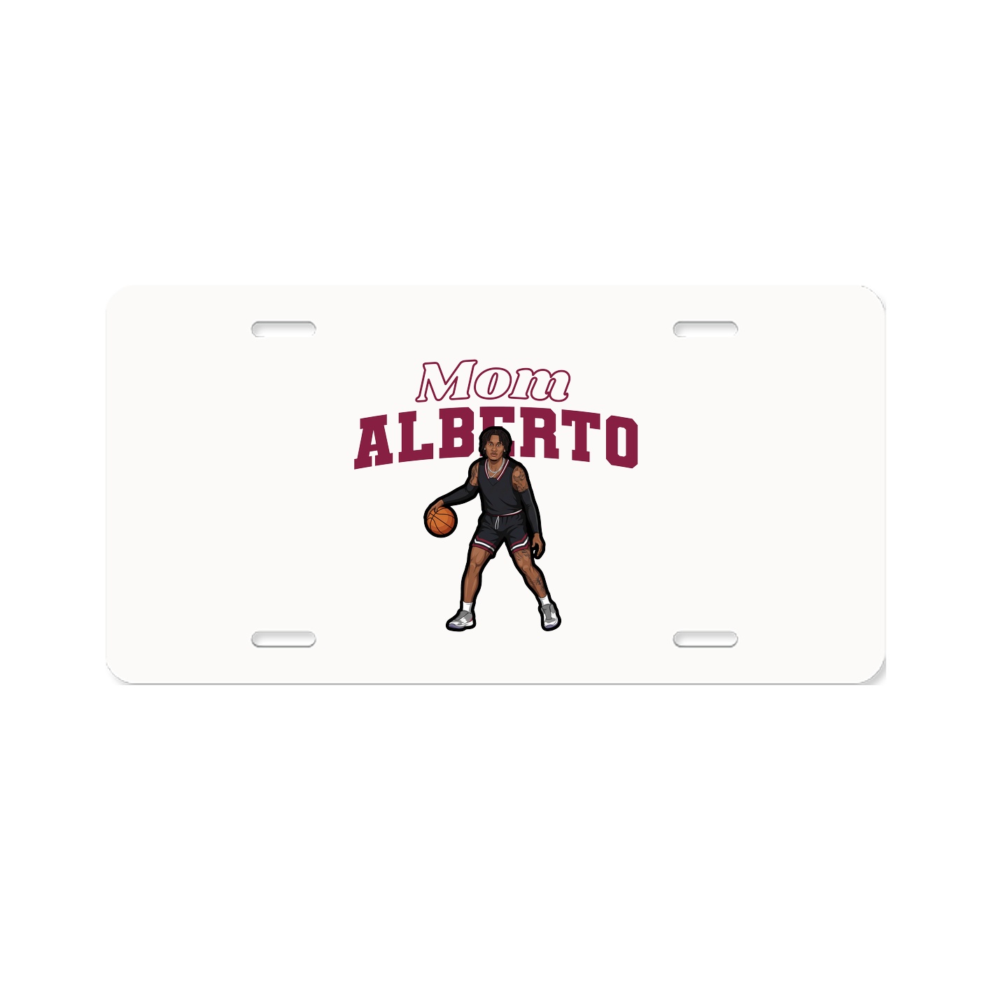License Plate — Mothers Day Block in Classic