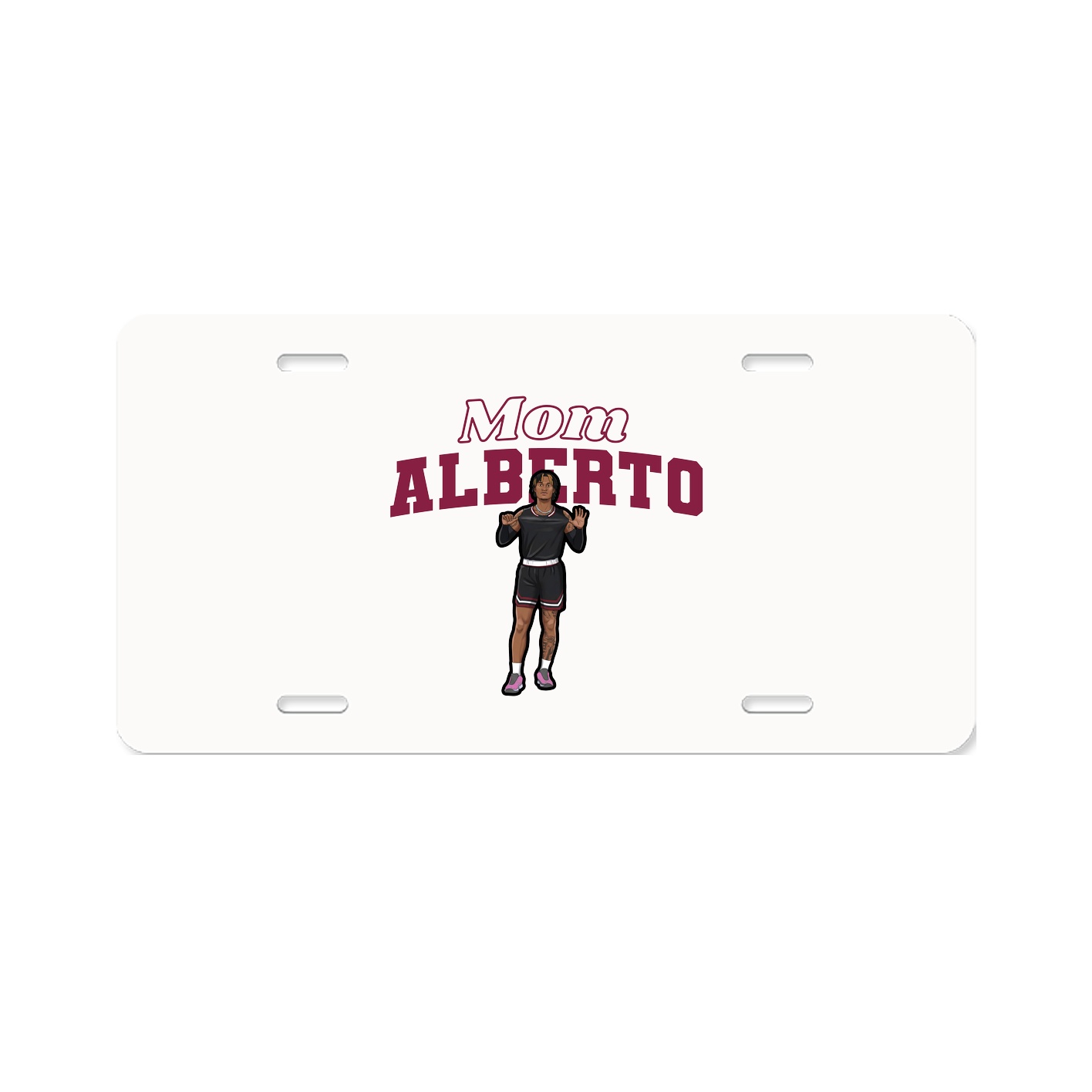License Plate — Mothers Day Block in Classic