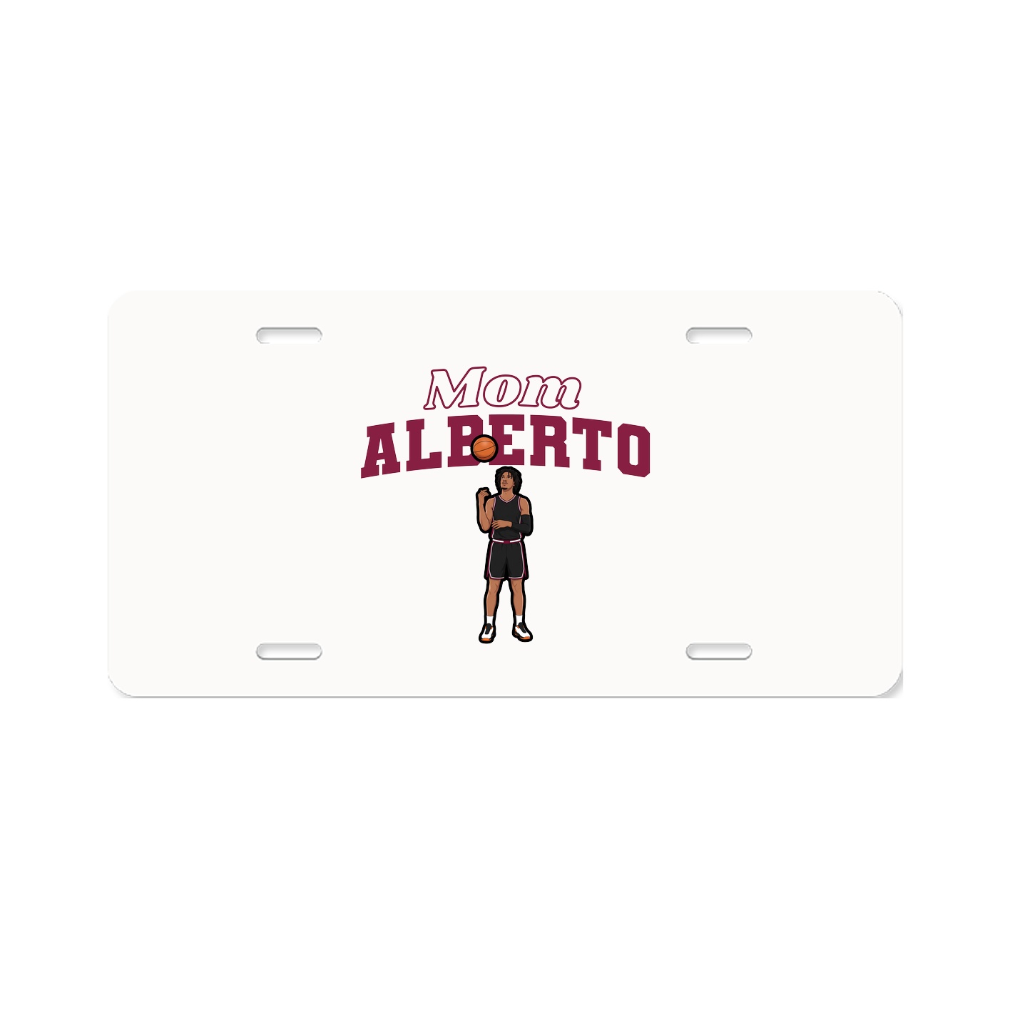 License Plate — Mothers Day Block in Classic