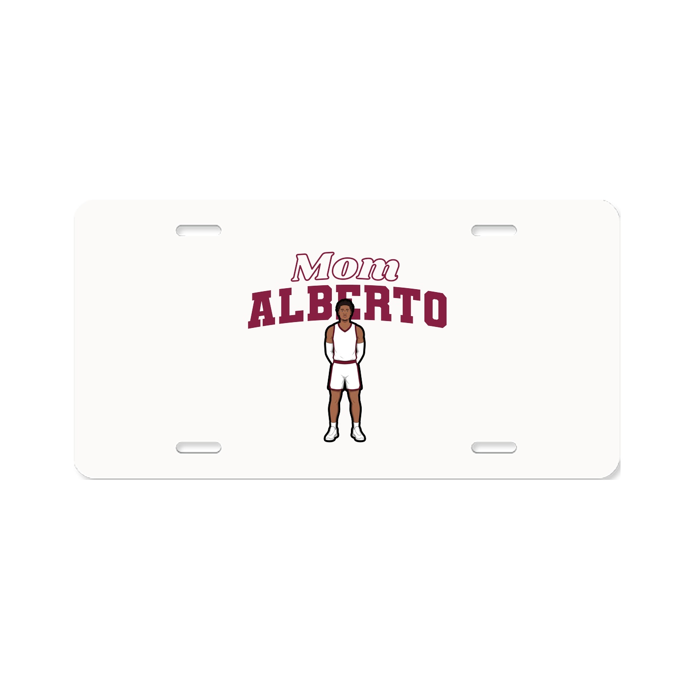 License Plate — Mothers Day Block in Classic