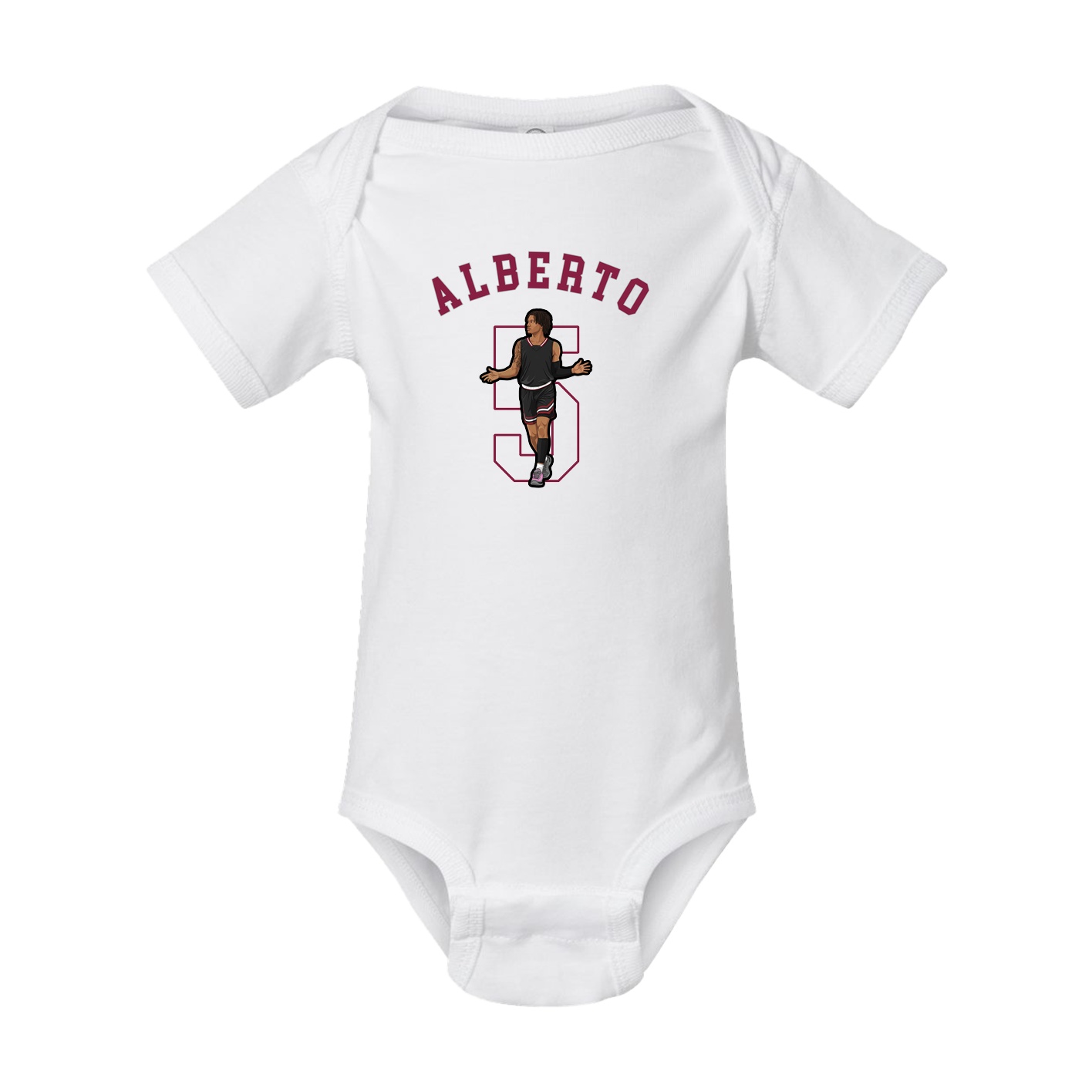 Baby Onesie — Shirsey Arch in White