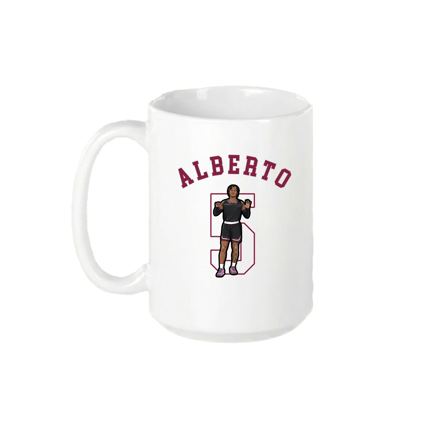 15oz Coffee Mug — Shirsey Arch in White
