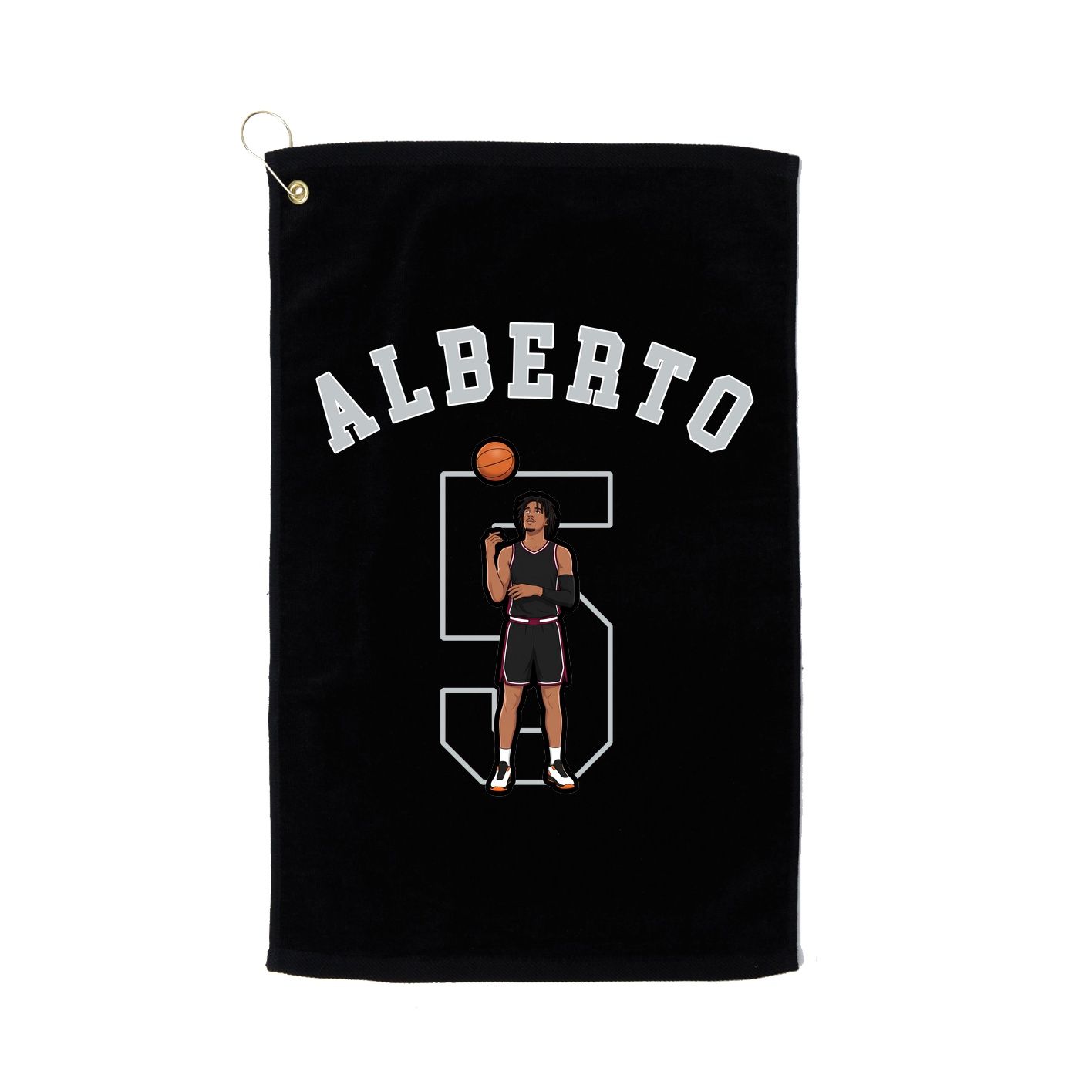 Golf Towel — Shirsey Arch in Black