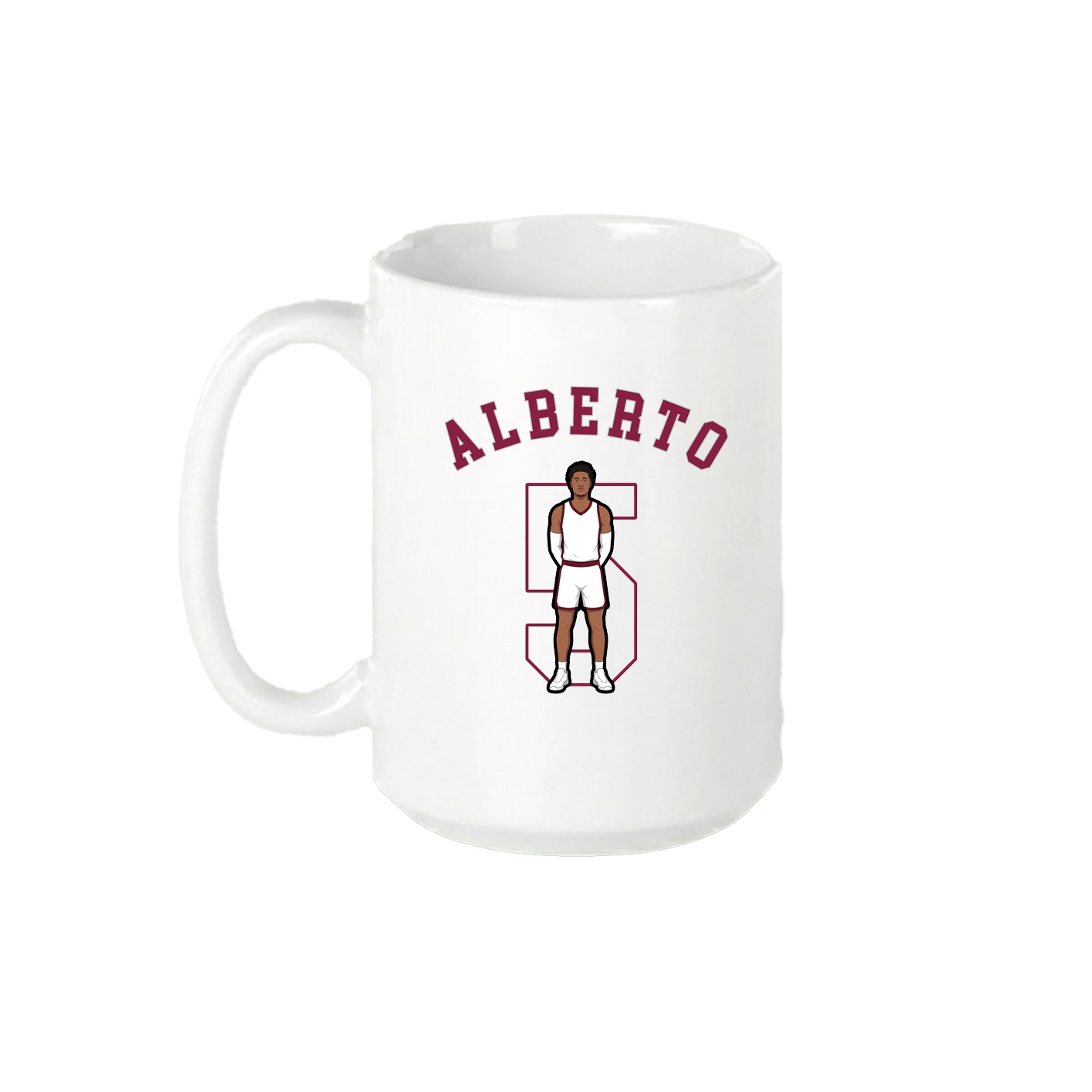 15oz Coffee Mug — Shirsey Arch in White