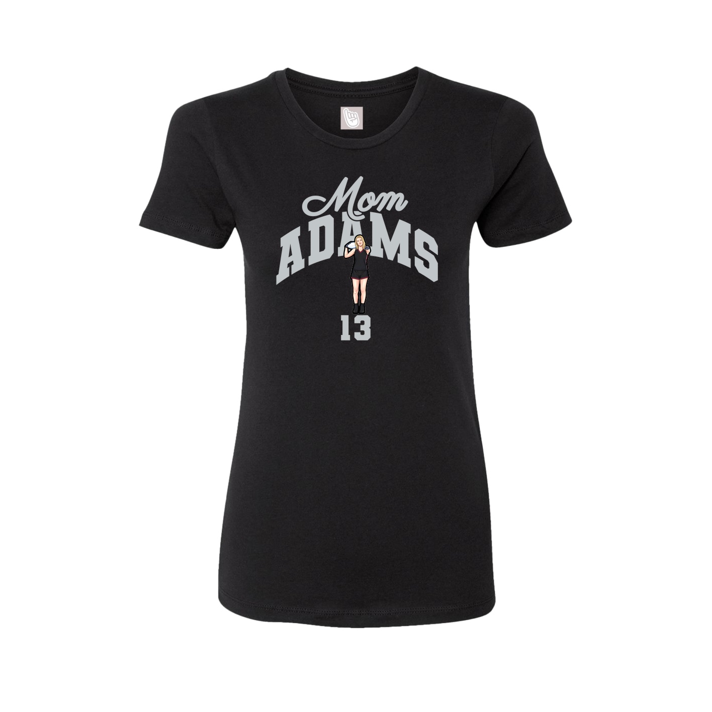 Womens Tee — Mothers Day Arch in Black