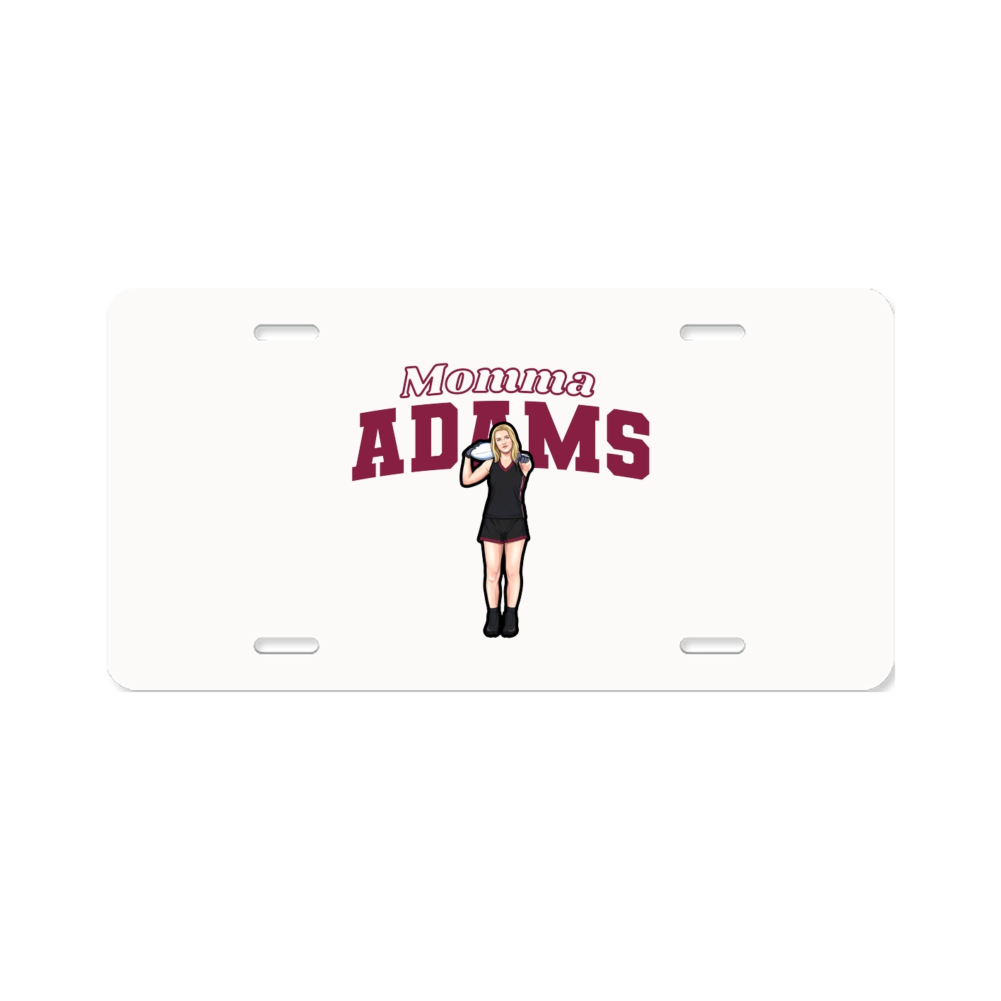 License Plate — Mothers Day Block in Classic