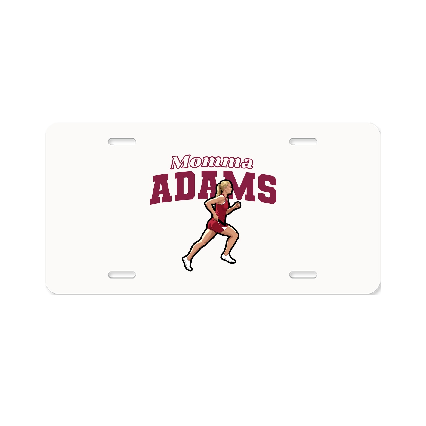 License Plate — Mothers Day Block in Classic