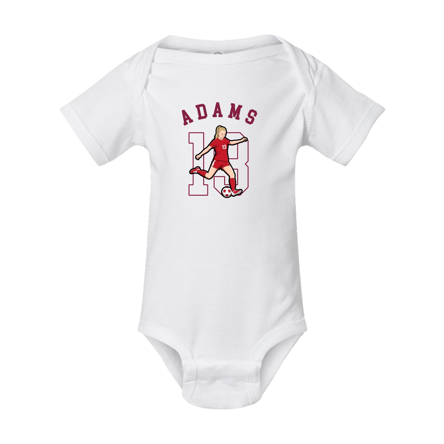 Baby Onesie — Shirsey Arch in White