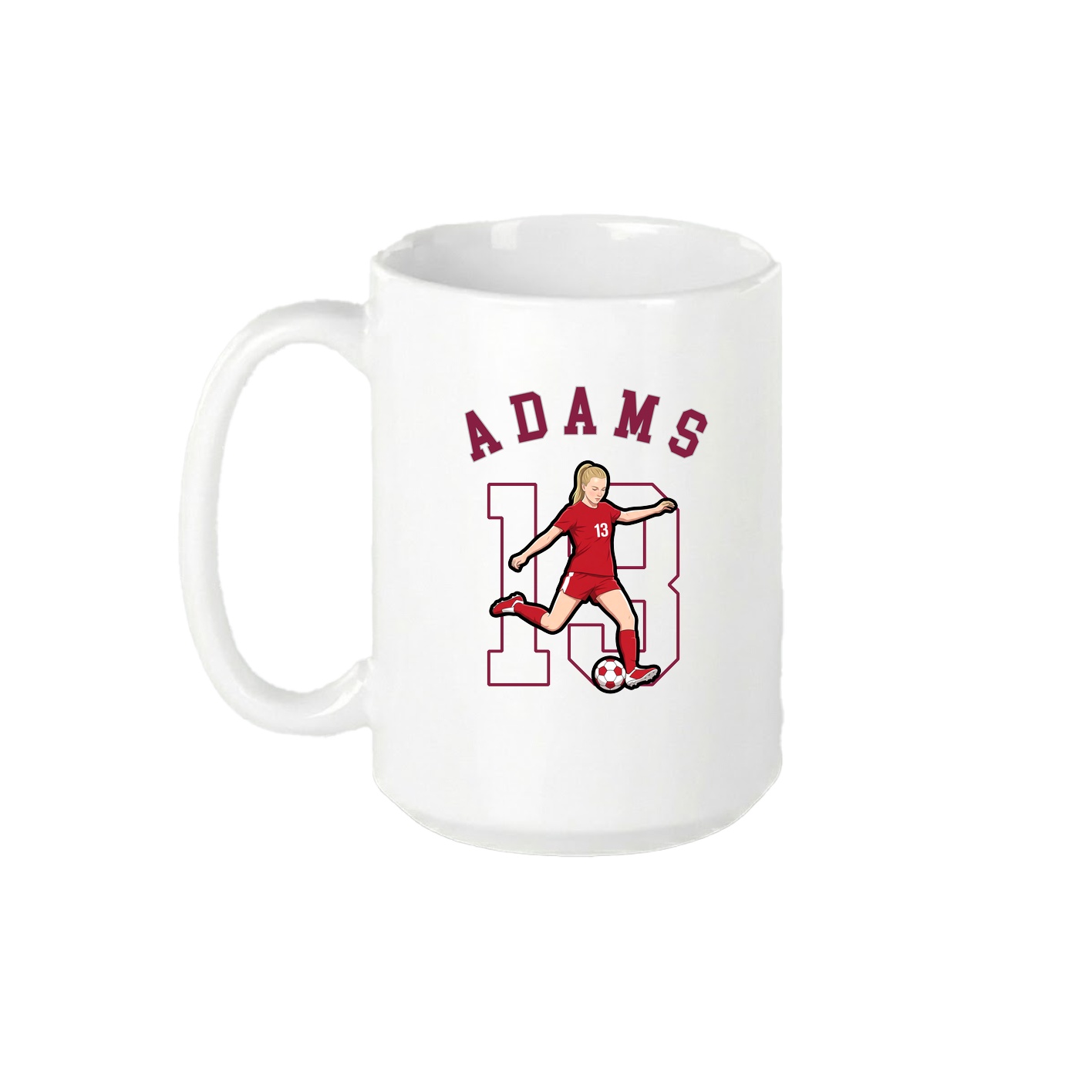 15oz Coffee Mug — Shirsey Arch in White