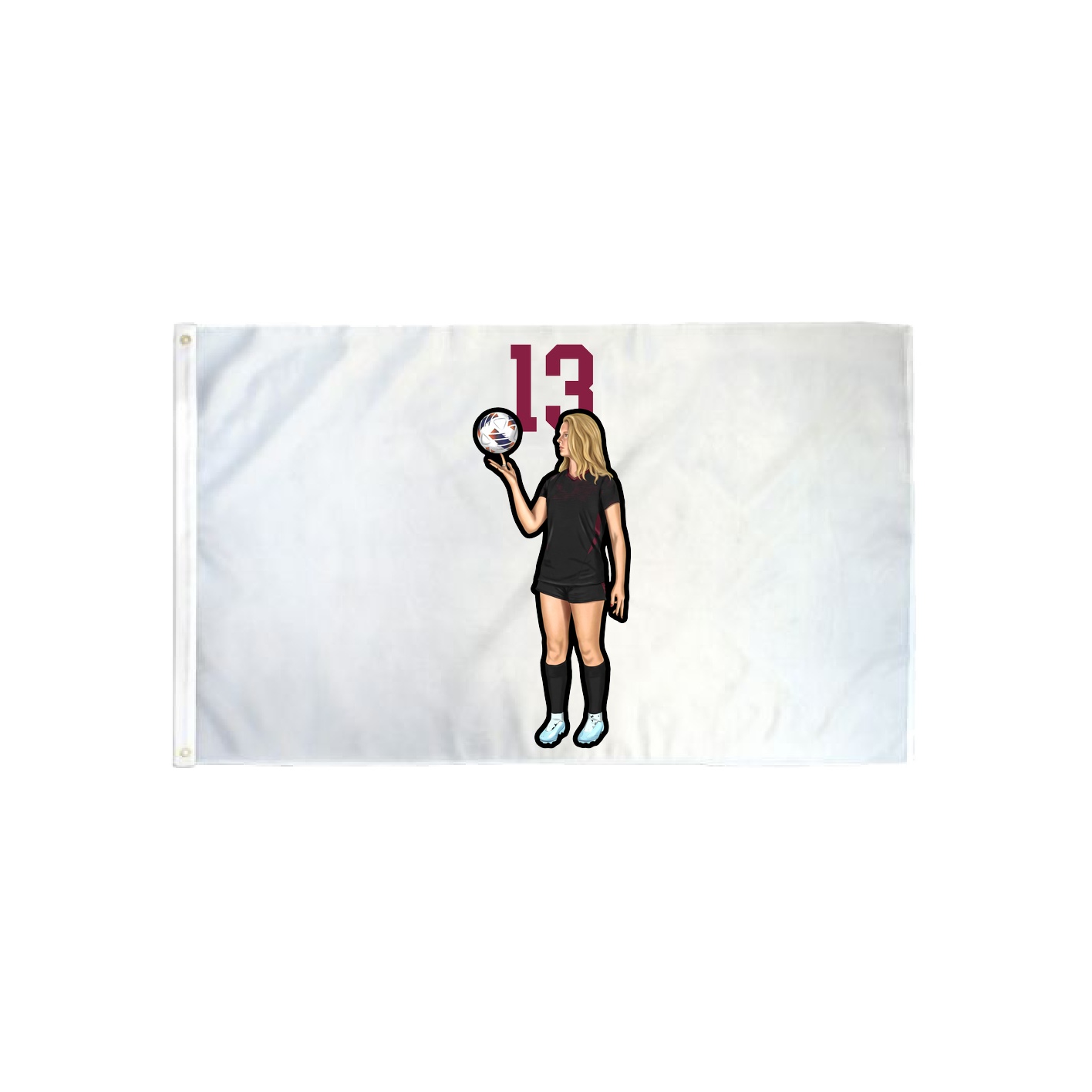3x5 Flag — Number Top in Classic